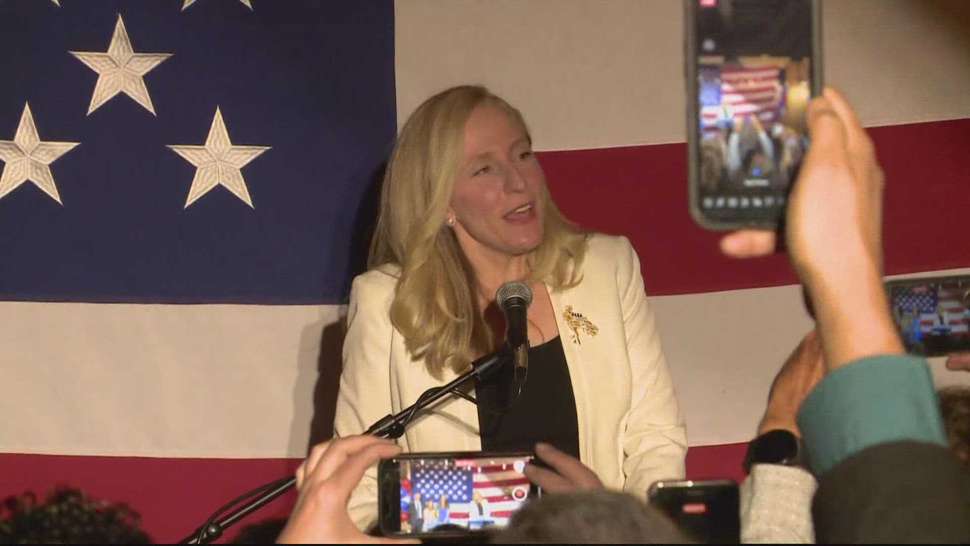 Incumbent Democrat Congresswoman Abigail Spanberger WILL hold on to her seat -- after a fierce challenge from Republican Candidate Yesli Vega.