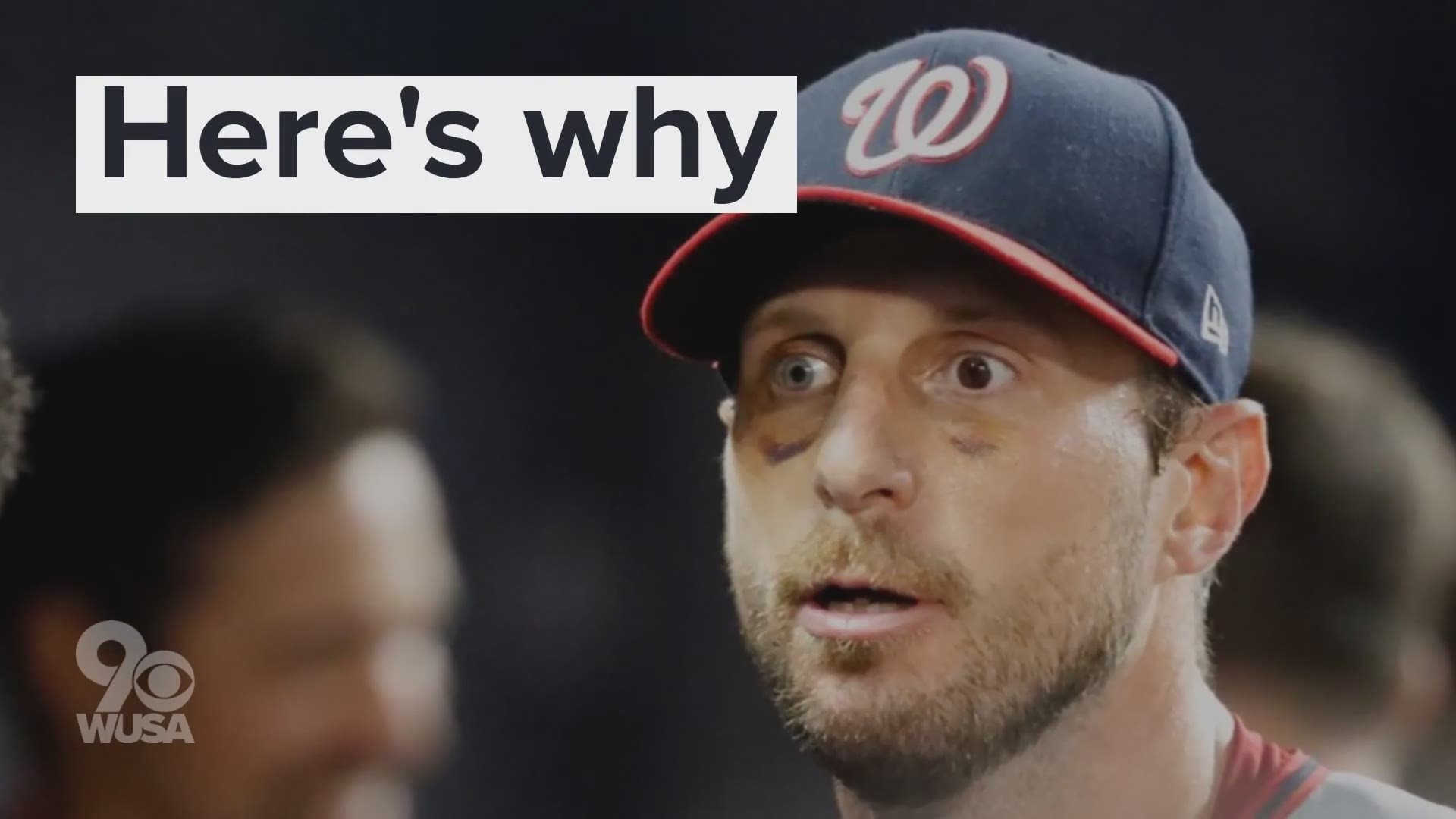 Fans dress as Max Scherzer's eyes