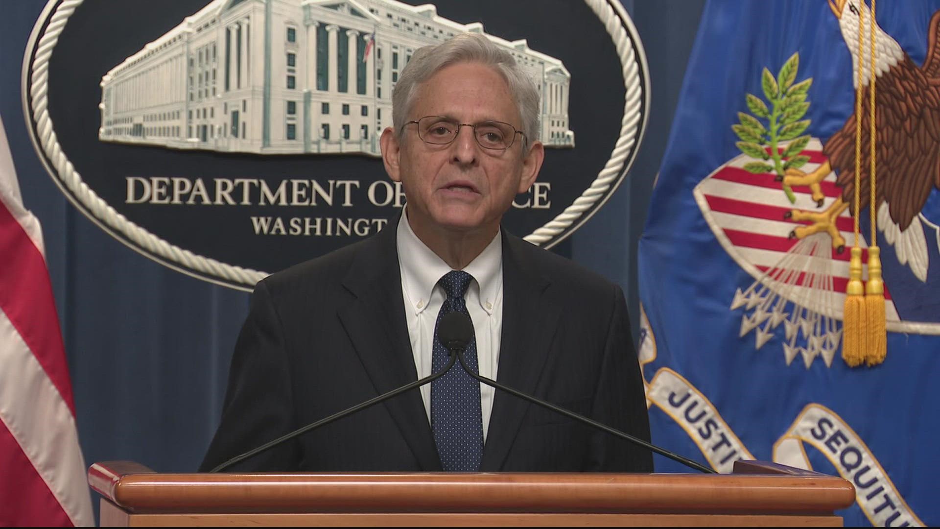 U.S. Attorney General Merrick Garland made a statement about the FBI search at Donald Trump’s Mar-a-Lago residence
