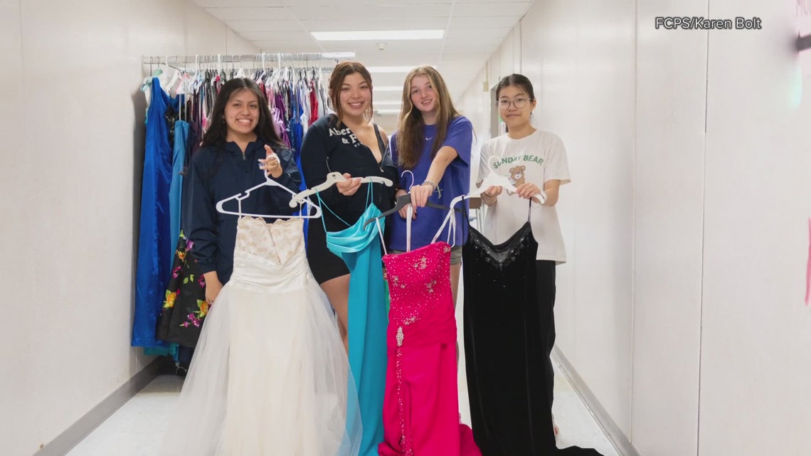 Fairfax County High School set to giveaway prom dresses