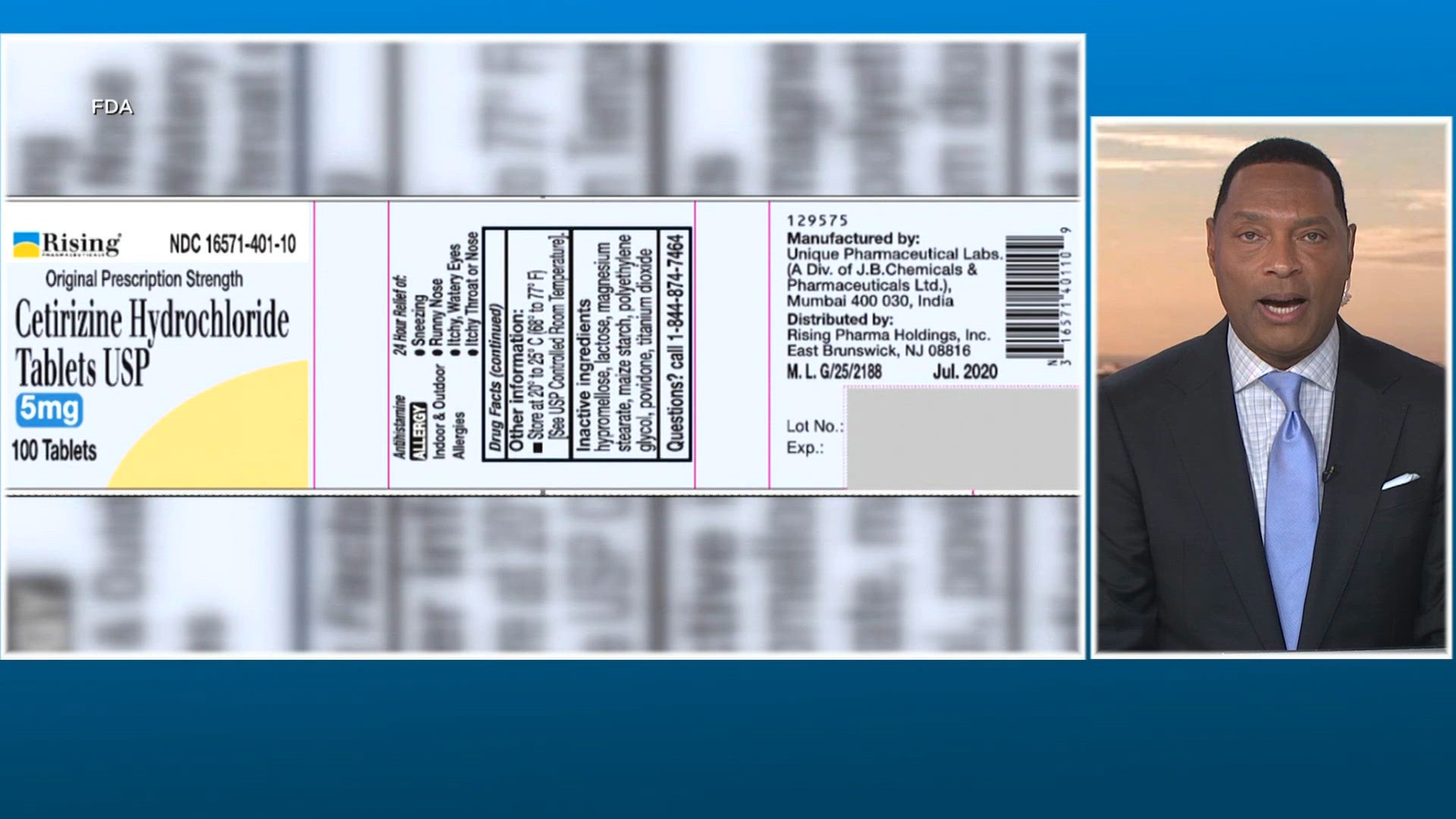 Cross Holding Example Allergy medication recalled as some lots may be cross-contaminated with ...