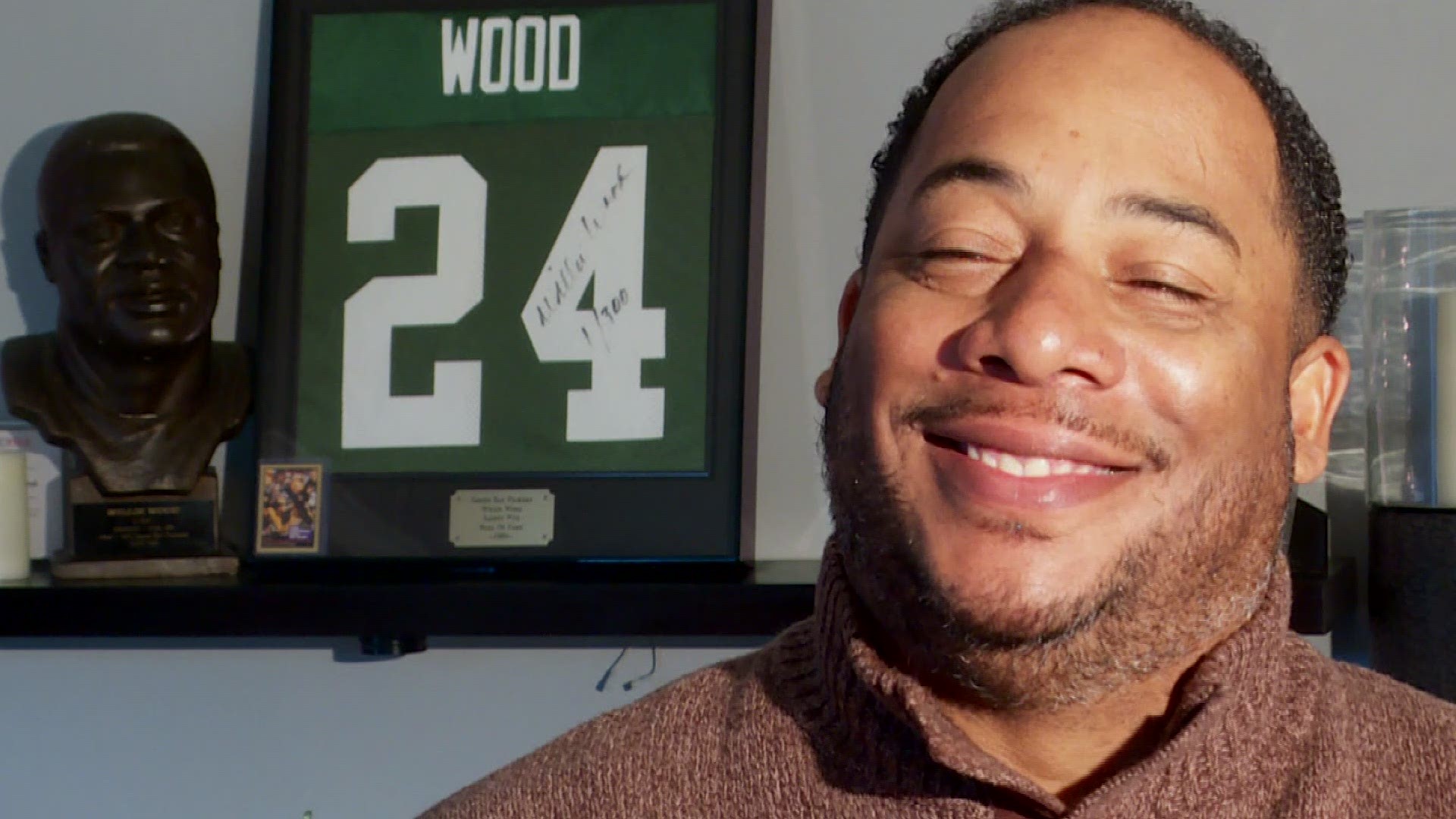 Willie Wood Jr. remembers his father's accomplishments on and off the football field.