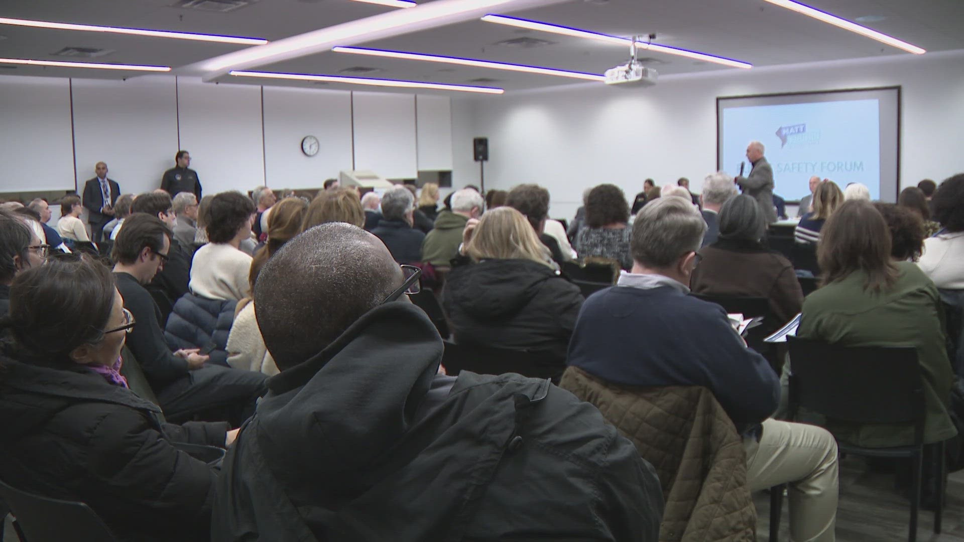 People packed a room at the Cleveland Library in Northwest D.C. with a range of concerns and one focus: Safety.