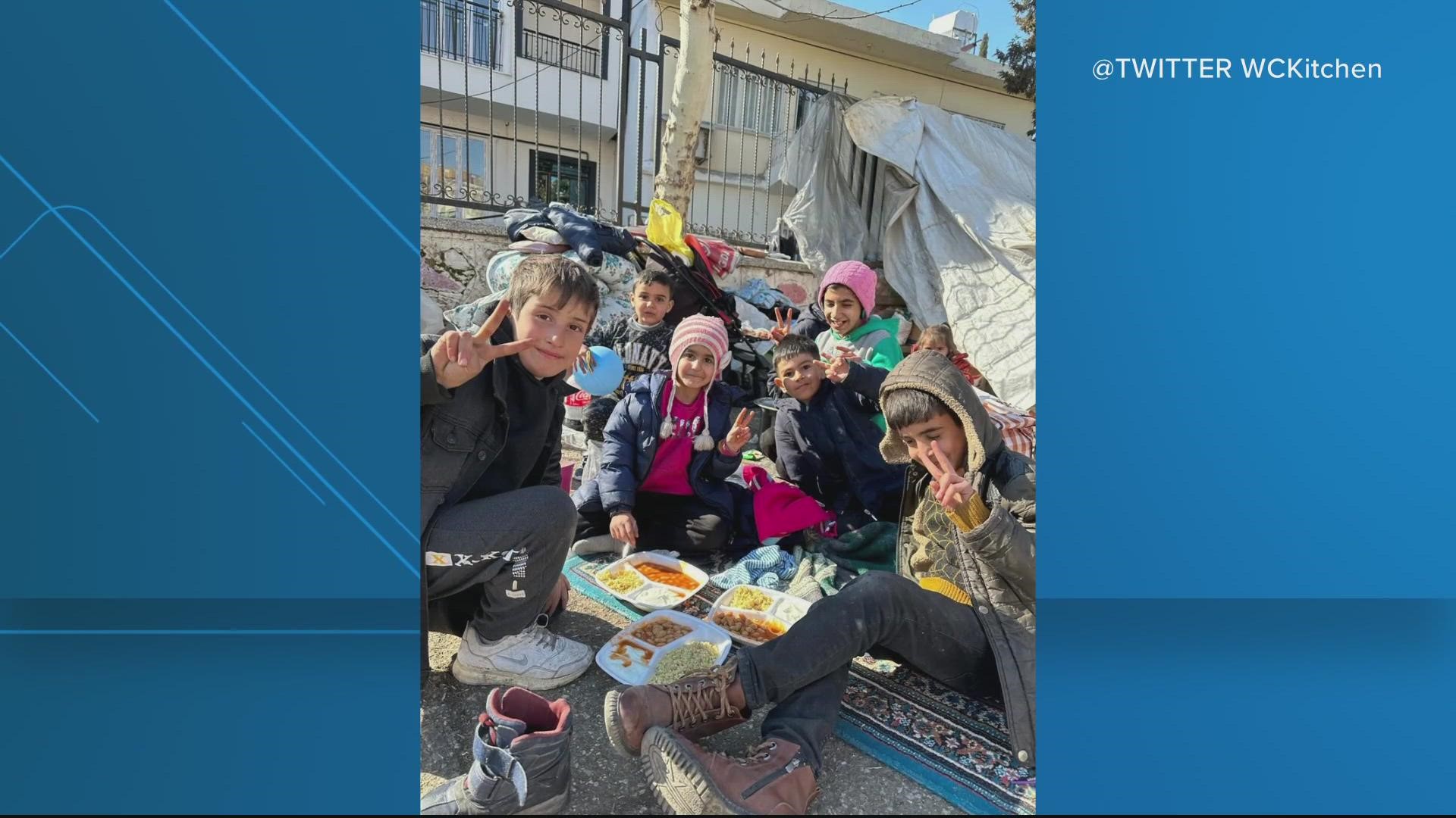 World Central Kitchen, a non-profit group based in DC -- has been on the ground in Turkey -- providing meals to survivors.