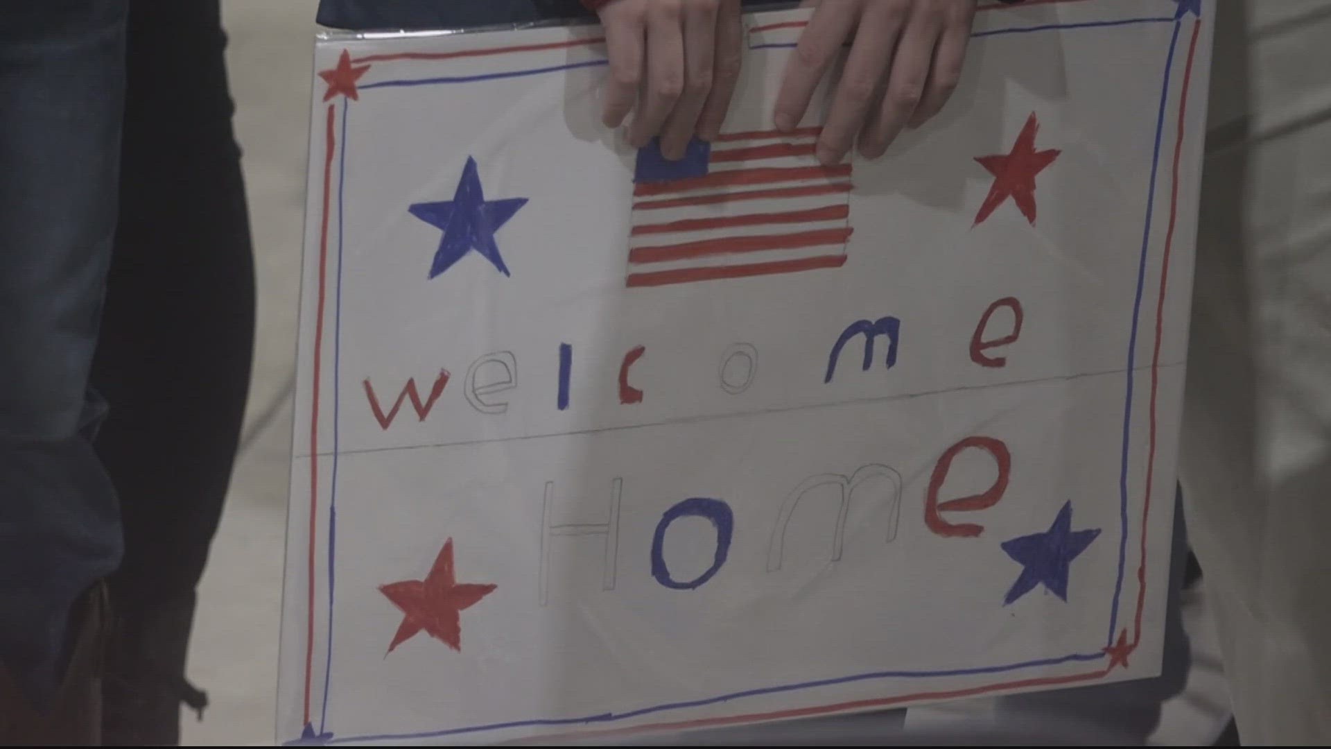About 50 veterans had a warm welcome home to the Shenandoah Valley.