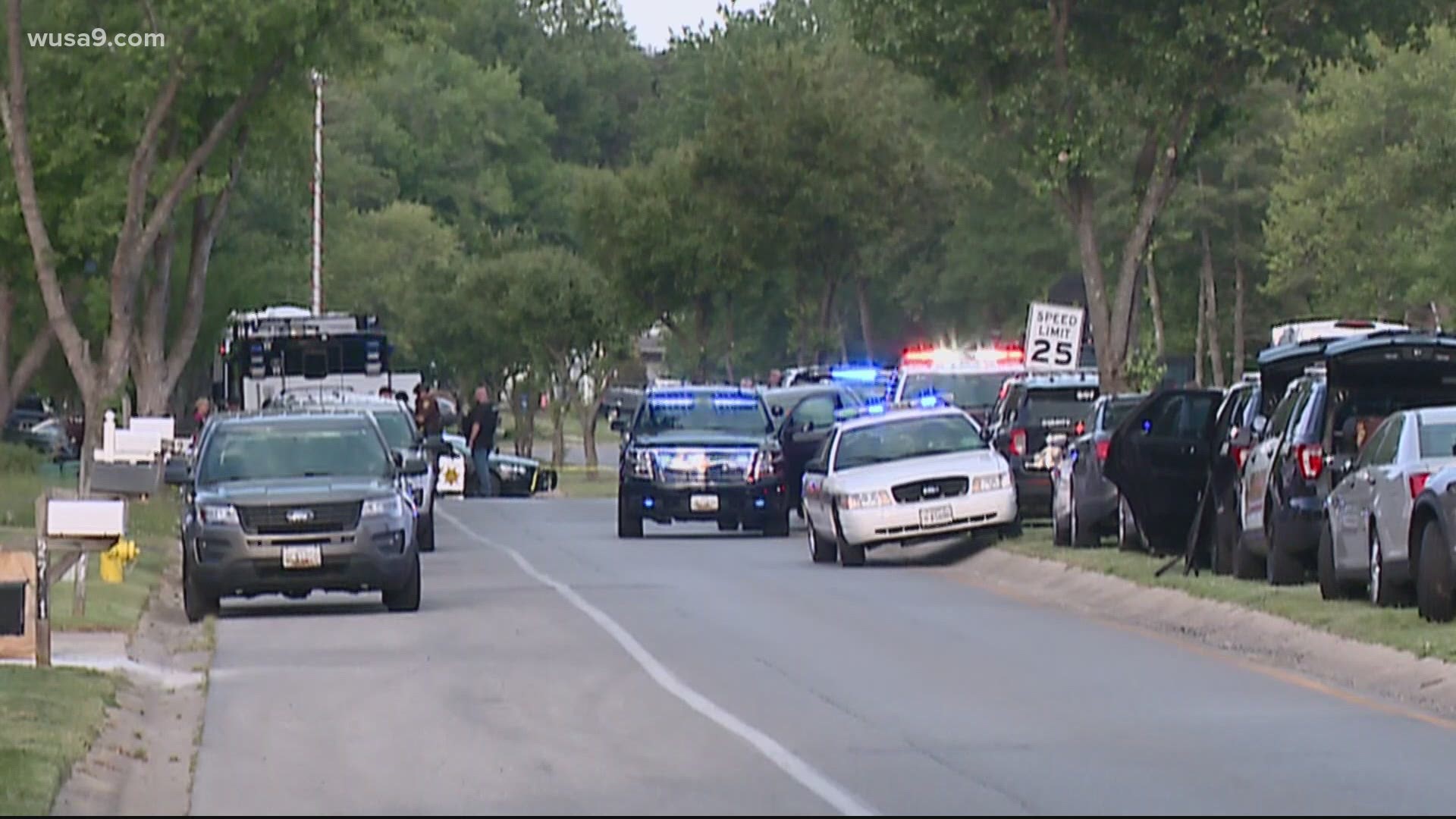 The two officers were seriously injured during a shooting after they were sent to serve a warrant Monday afternoon.