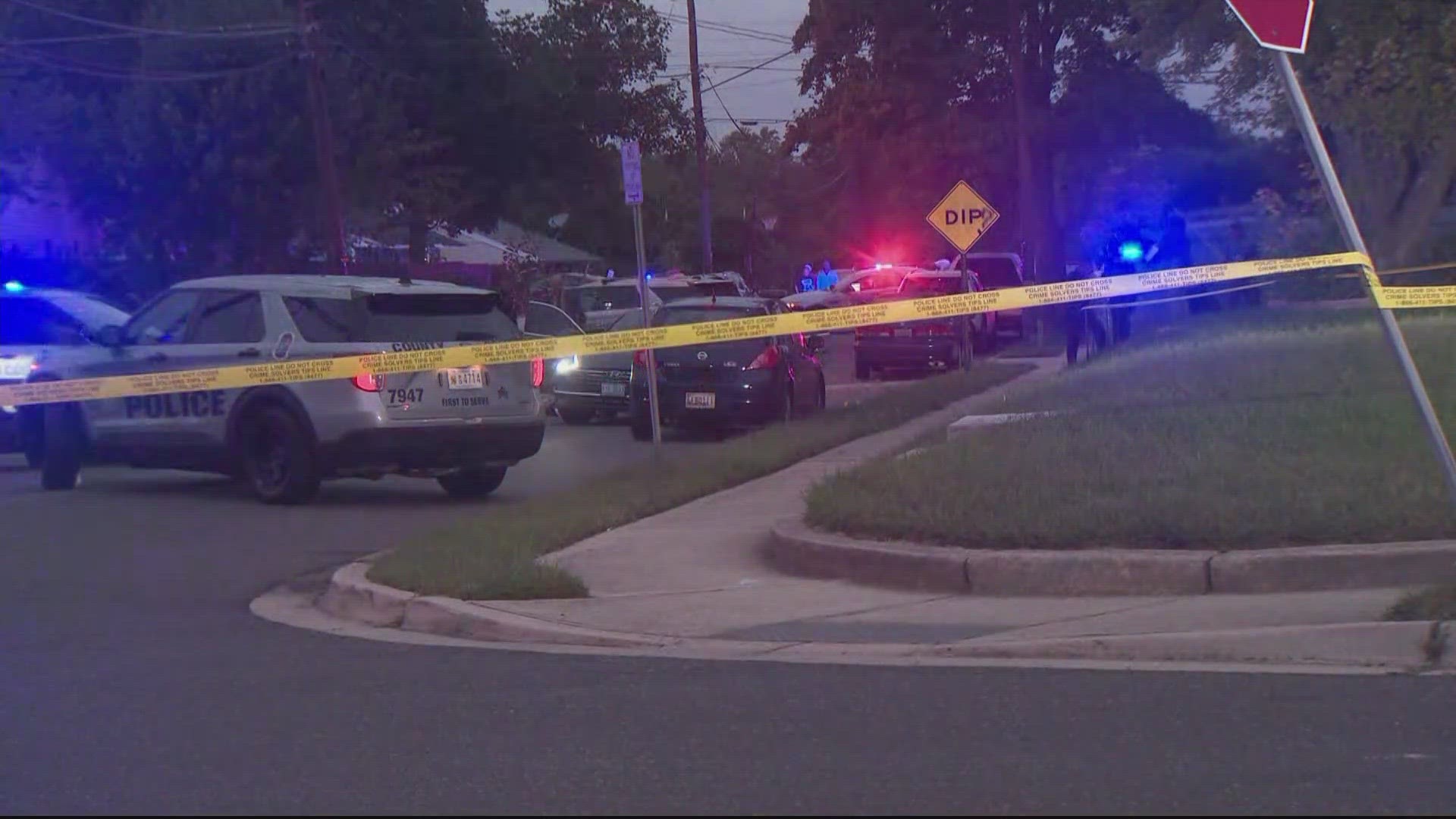 The shooting happened Friday evening not far from Oxon Hill High School.