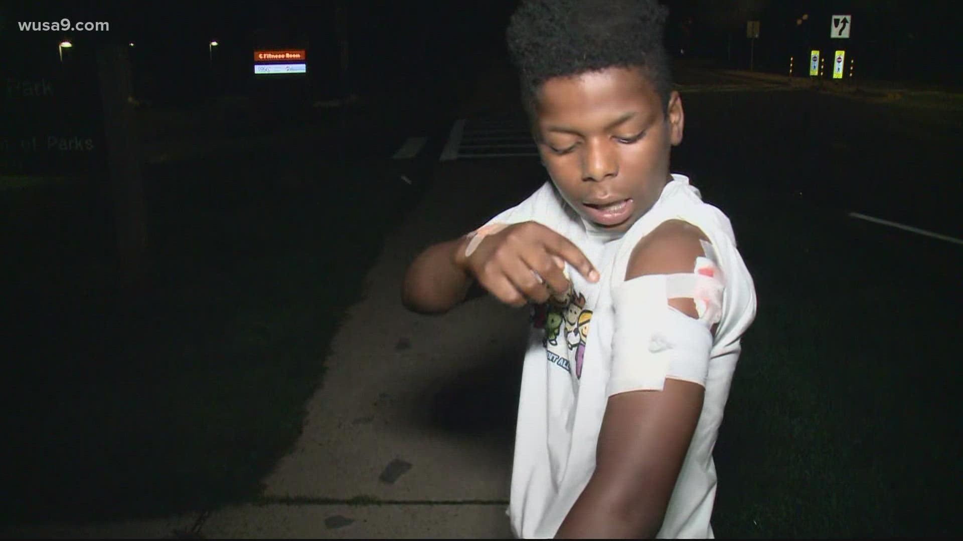 Police tell us they found the 14-year-old suspect a short time after last night's shooting and subsequently charged him as an adult.