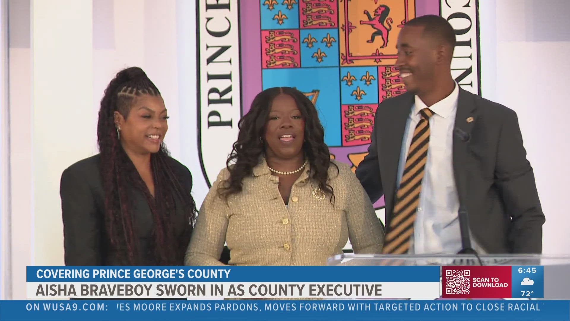 A ceremonial swearing in was hosted on Thursday for the new county executive.