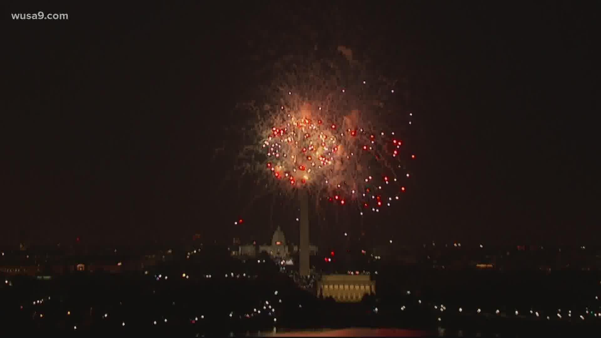 The National Park Service said, normally, tens of thousands of people would gather for the festivities.