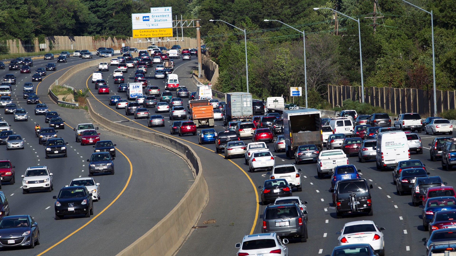 Officials in three Maryland counties, alarmed at Gov. Larry Hogan's plan that would take parks and homes to build toll lanes on the Capital Beltway and Interstate 270, said Monday they have an alternative that makes more sense for congestion, their communities and the environment.