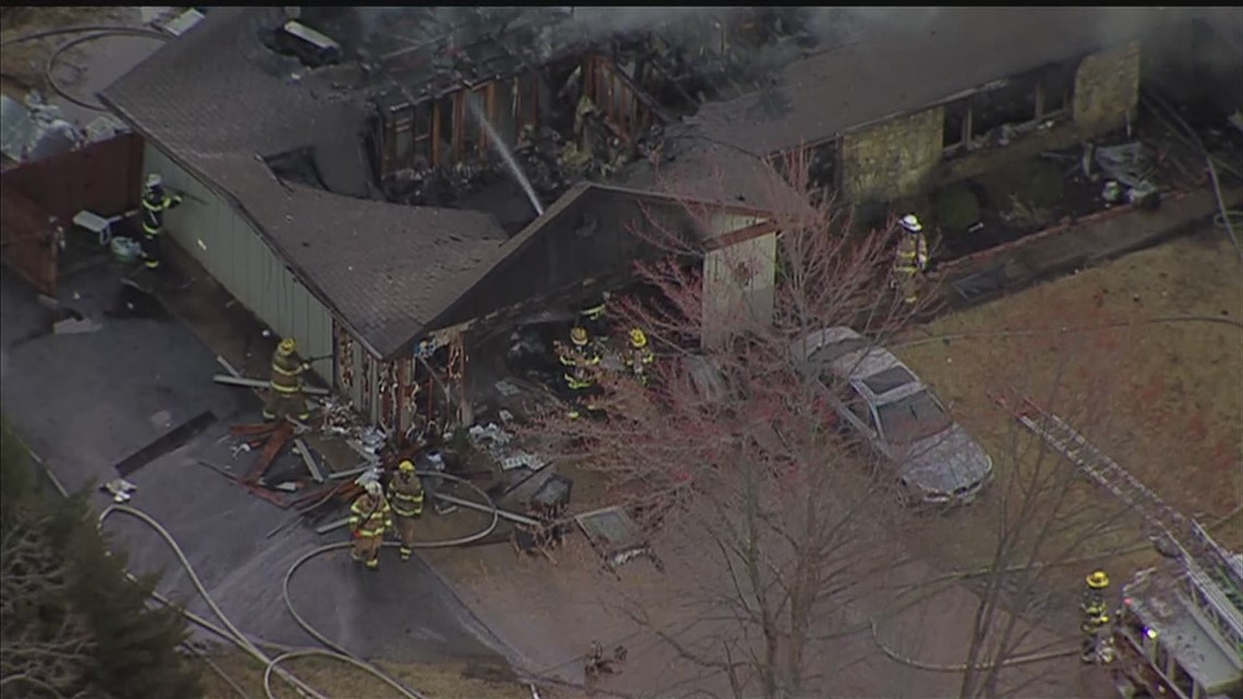 House fire in Clinton, Md. Monday morning