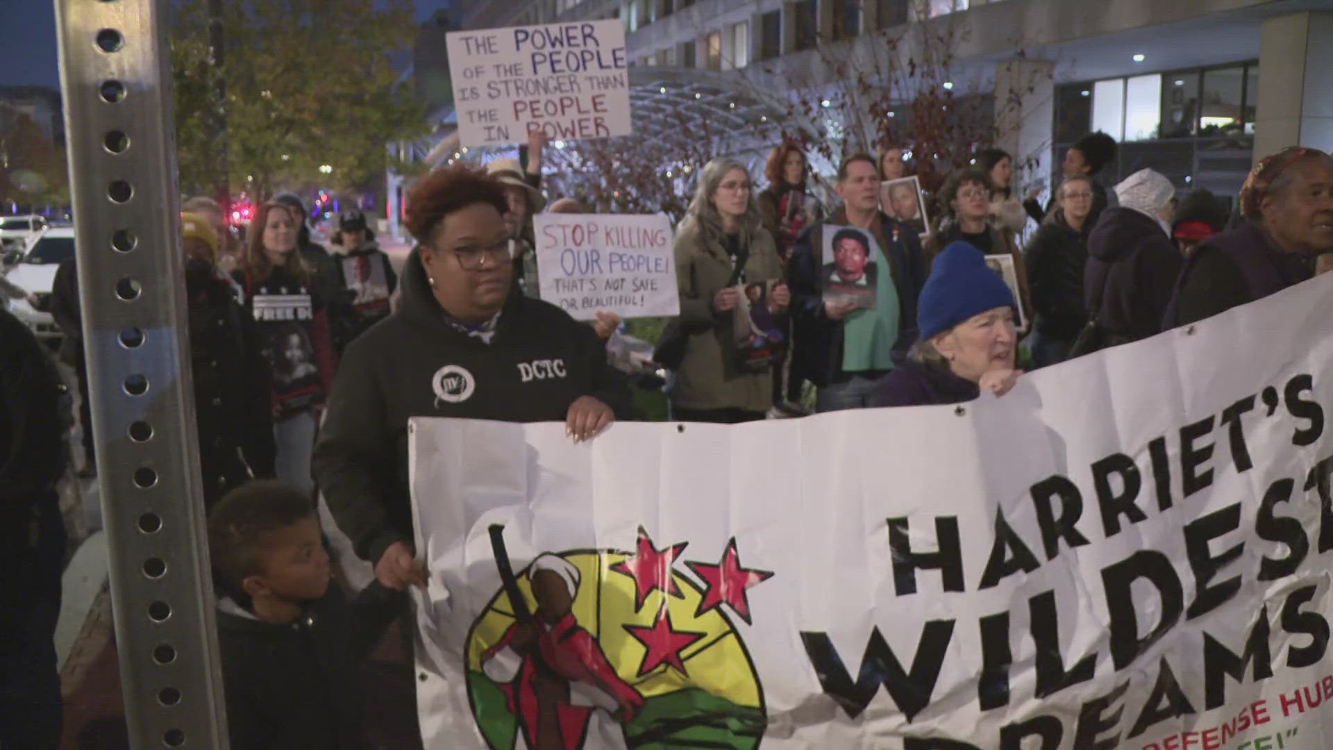 Community groups protest in DC, calling for justice after three police ...