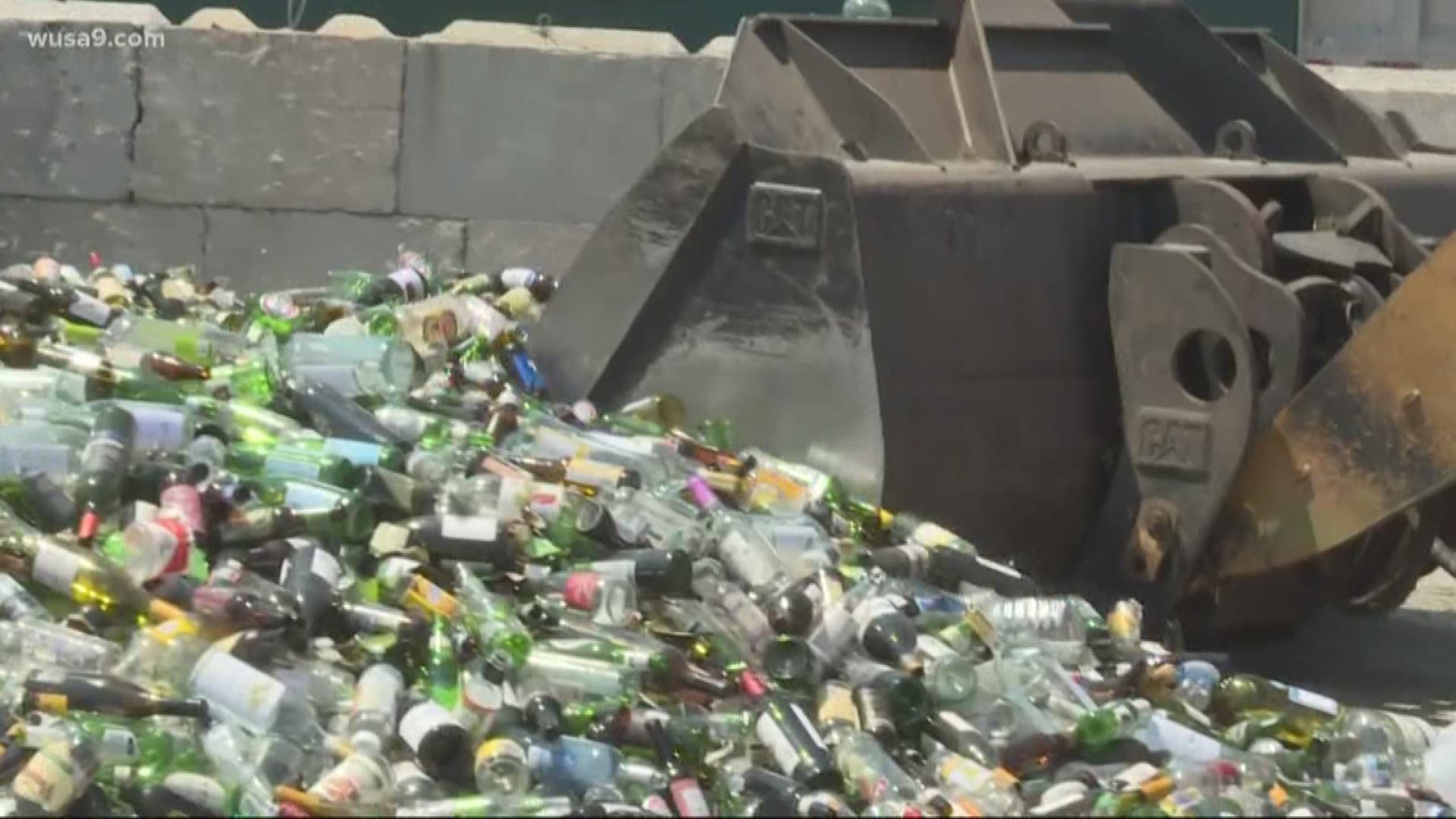When you put that glass bottle with your recyclables, you think it's going to be recycled. But in many places, it's not. It's going to a landfill.