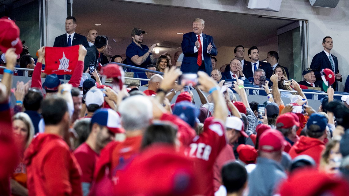 Washington Nationals visit Trump at White House, with a few notable  absences
