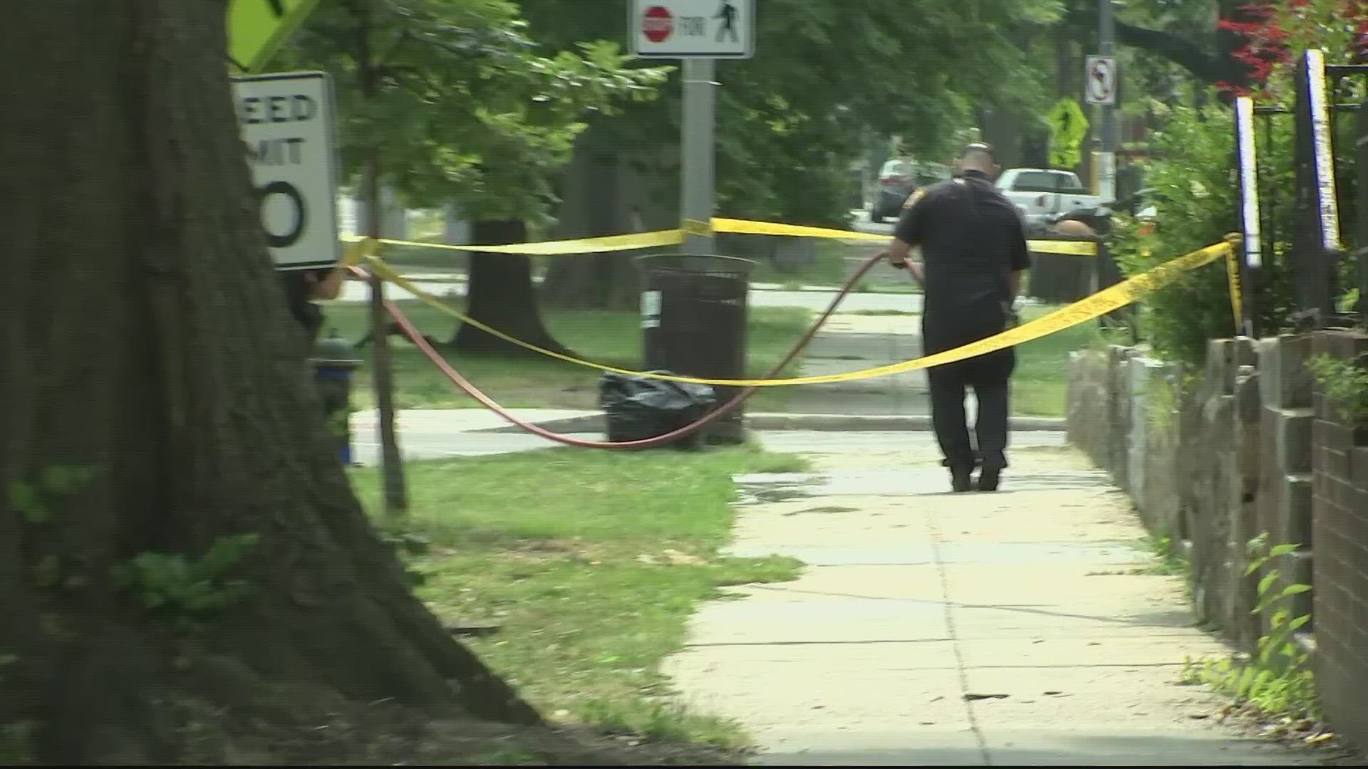 MPD is now on the lookout for two men wearing black hats, driving a black SUV last seen heading towards Pennsylvania Avenue, Southeast.