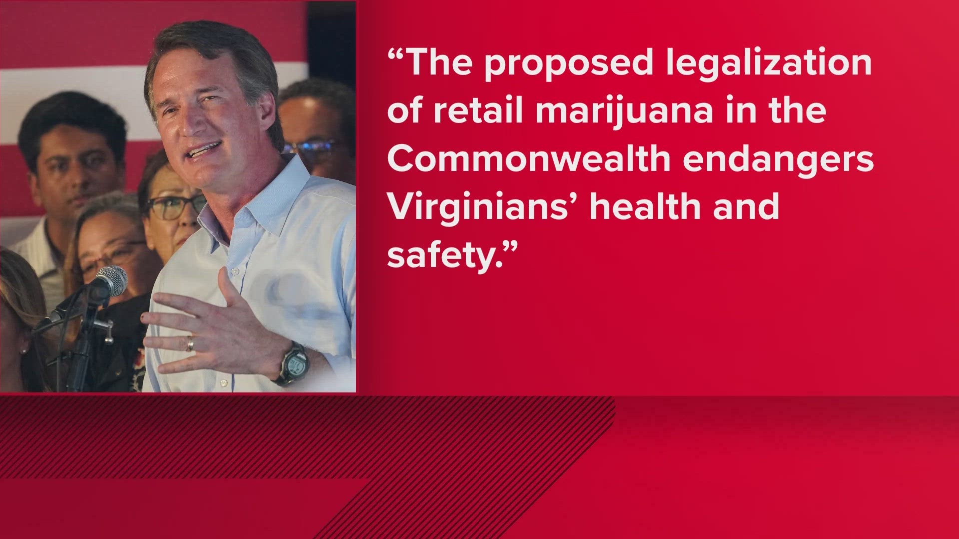 Less than 24 hours after the Monumental arena deal was officially declared dead, Gov. Glenn Youngkin vetoed two marijuana marketplace bills.