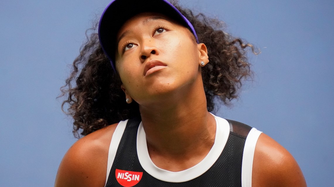 Naomi Osaka gets butterfly blessings on the court
