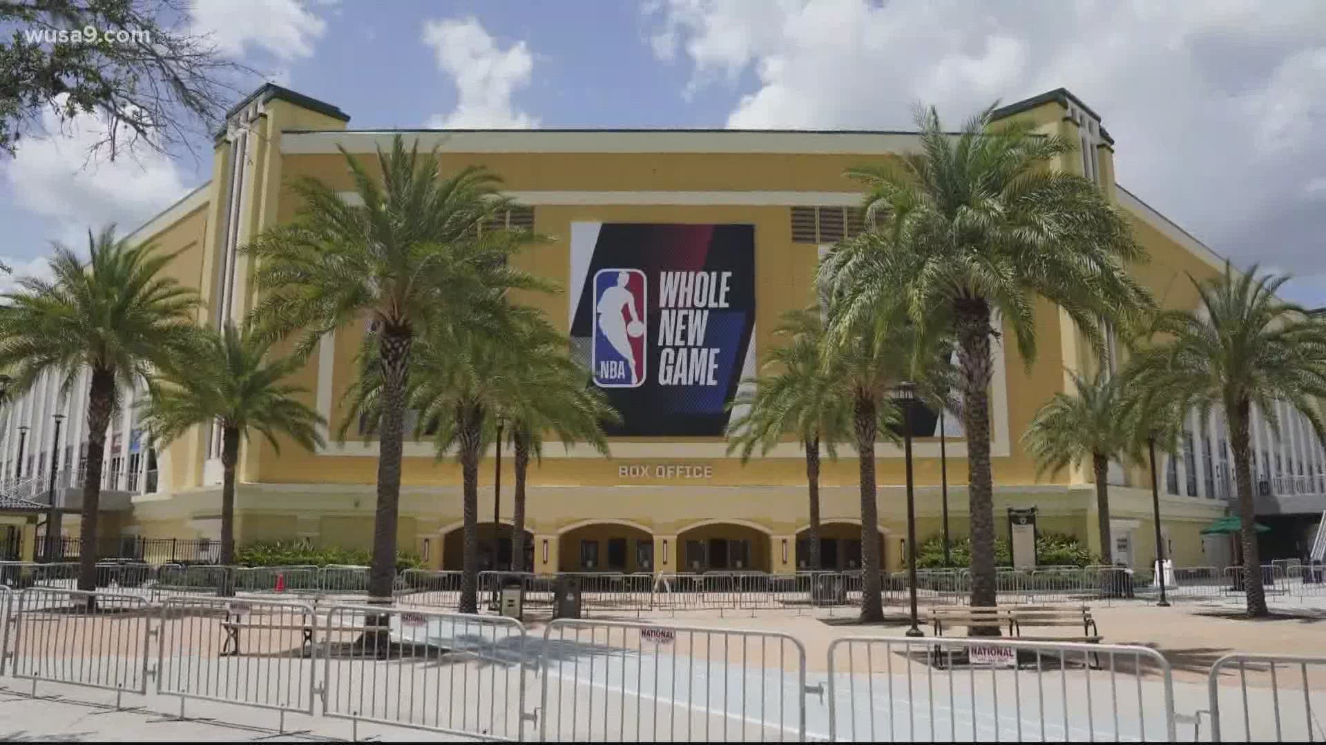 How the Washington Wizards are staying safe during NBA's return-to-play in Orlando, Florida.