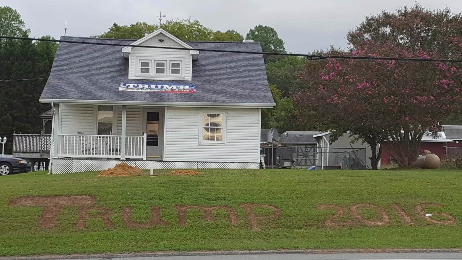 Linda Dement told WUSA9 she's likely the loudest Trump supporter in Calvert County, where Trump won in both the 2016 and 2020 elections.