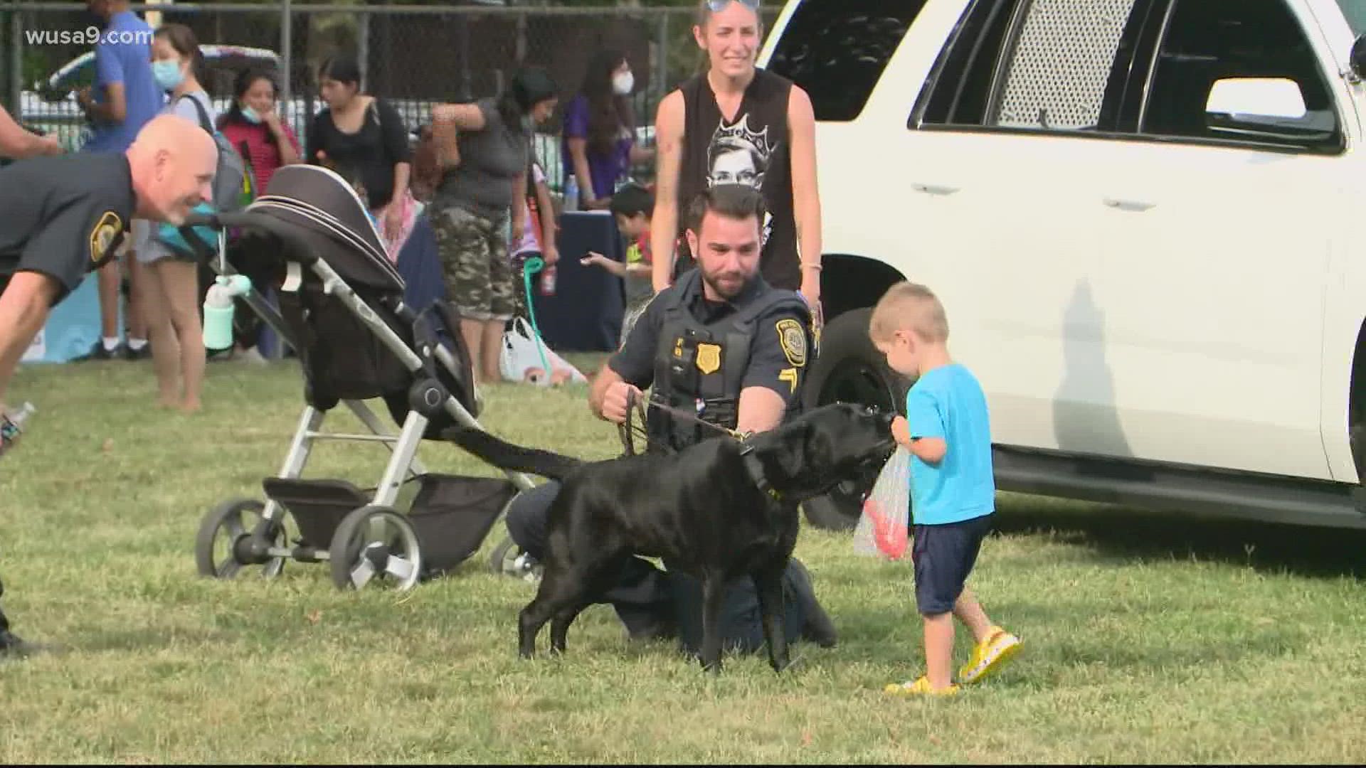 On Tuesday, special events were held around the region to promote police and community relationships.