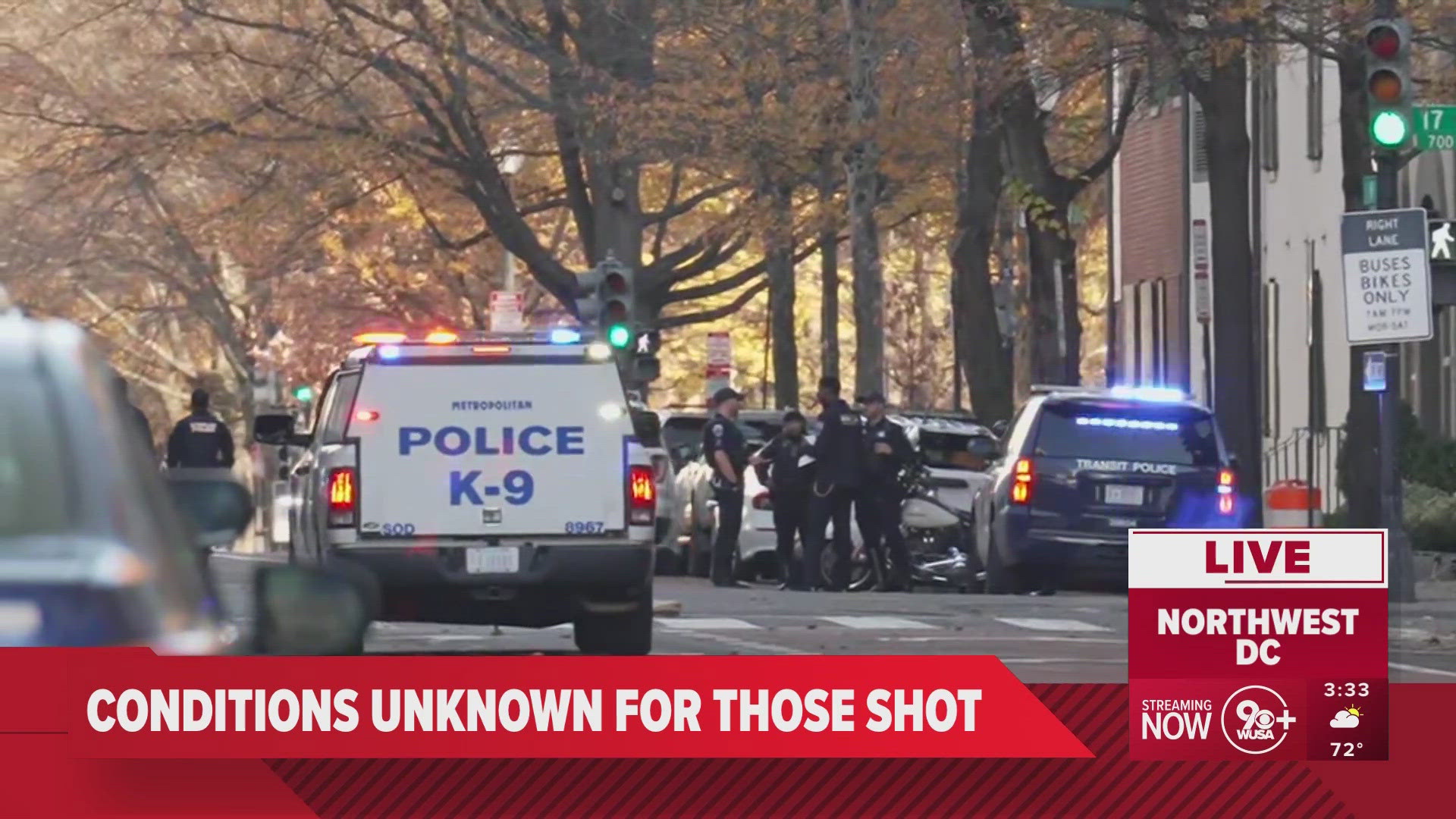 Heavy police presence near White House after shooting of two National ...