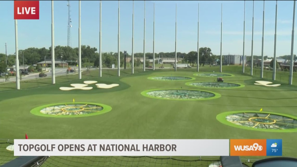 TopGolf at National Harbor is more than just a fun golf course