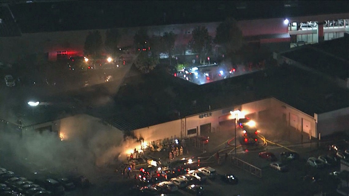 Crews battle large fire at Montgomery Co. car dealership | wusa9.com