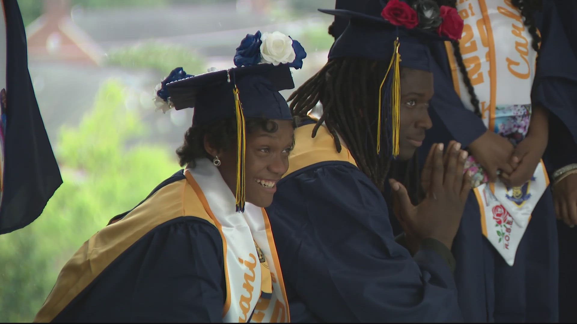 The twins graduated from Ballou High School in Southeast D.C.