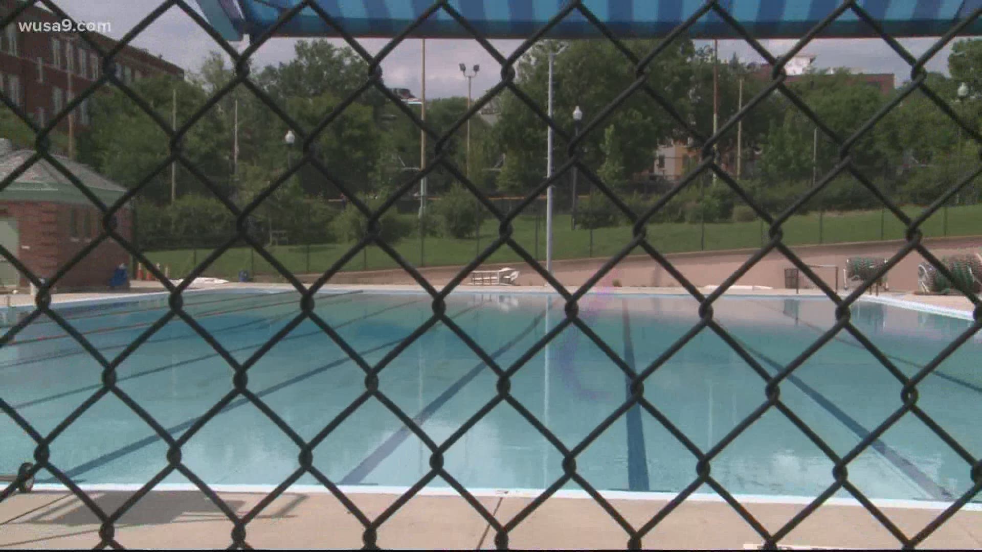 Mayor Bowser announced her decision to keep pools closed citing health precautions as the District continues to manage coronavirus cases in the region.