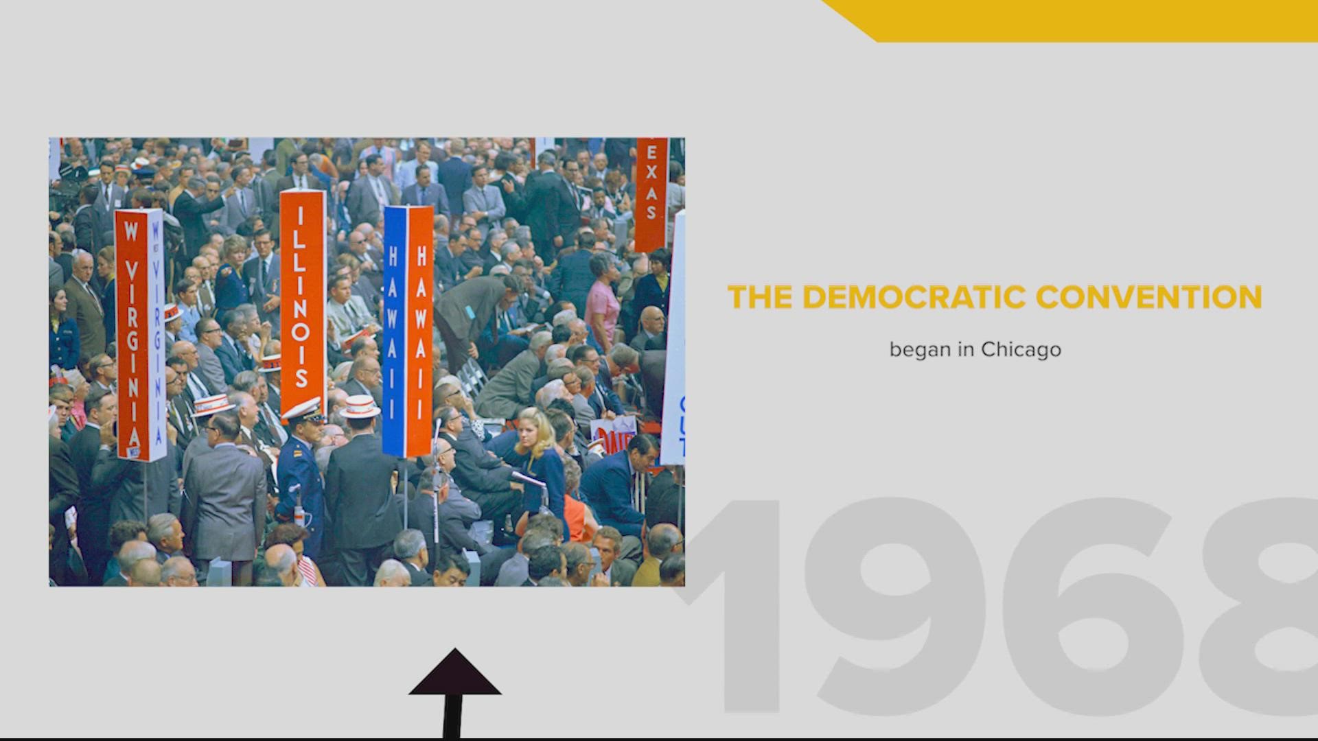 Today in 1968, the democratic convention begins in Chicago