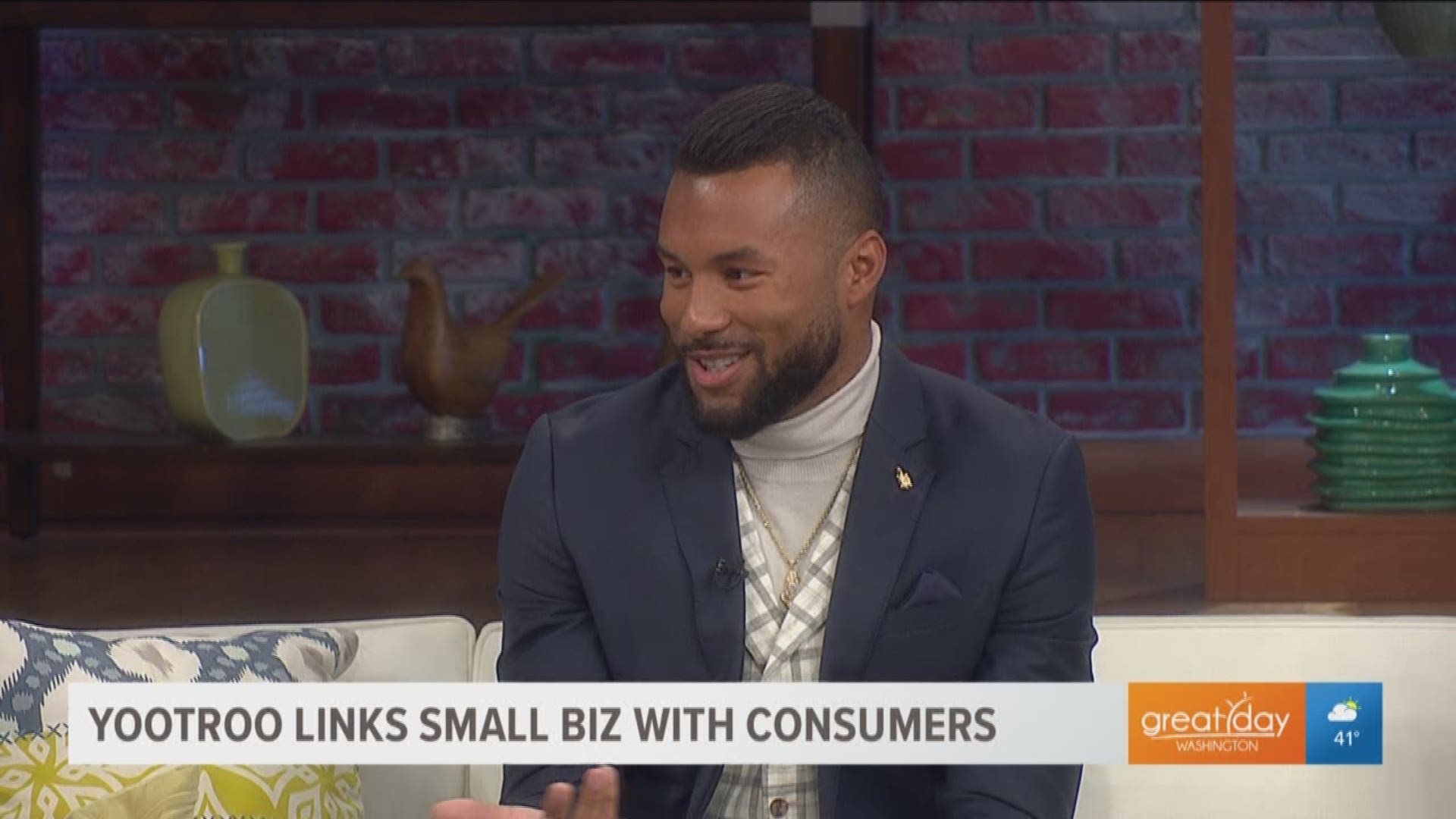 Former NFL player and CEO of YooTroo Nolan Carroll, explains how the new app can help small businesses get noticed by more consumers... and consumers can actually make money on the app!