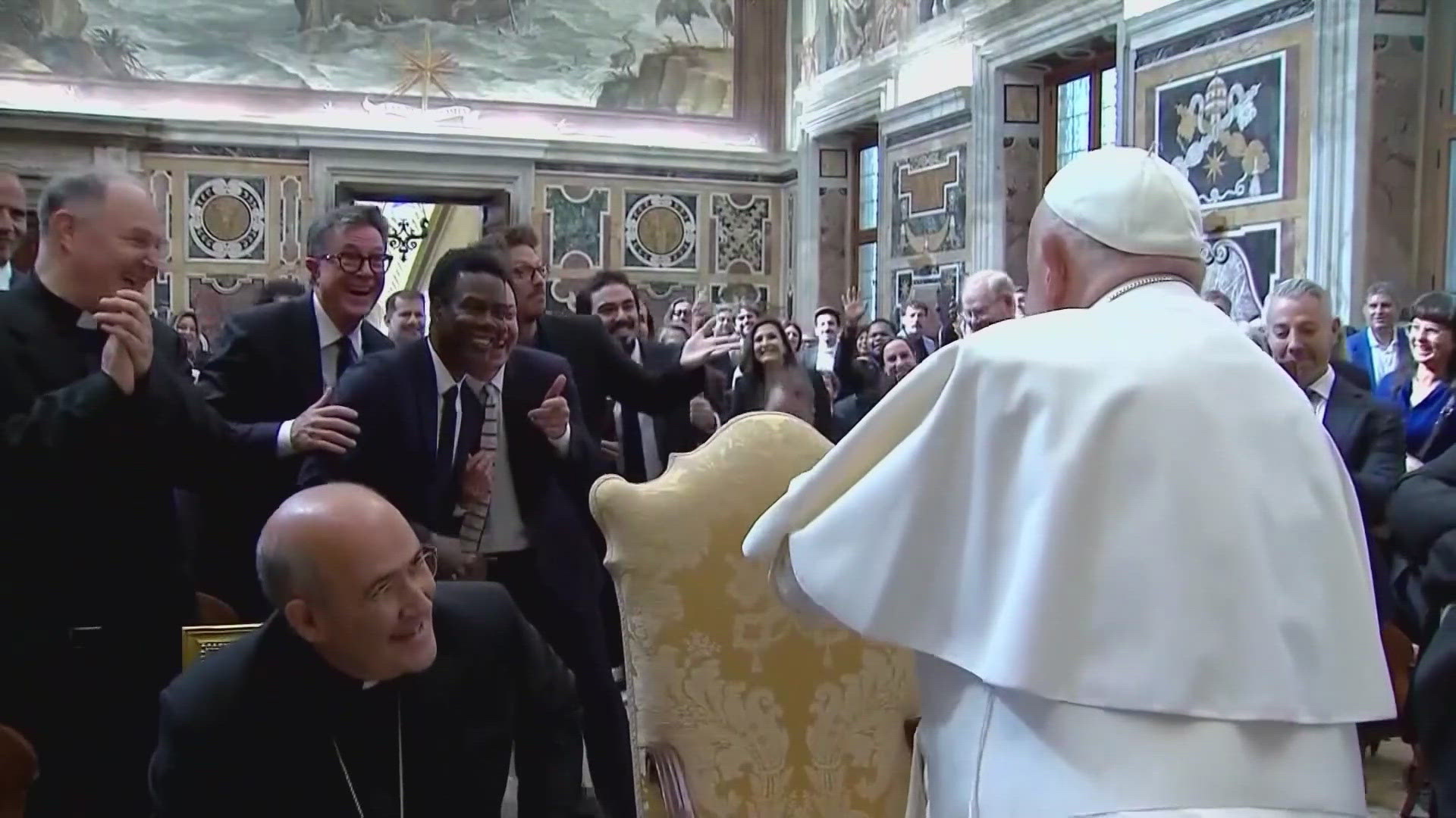 Pope Francis hosted a very different audience at the Vatican on Friday celebrating the importance of humor.