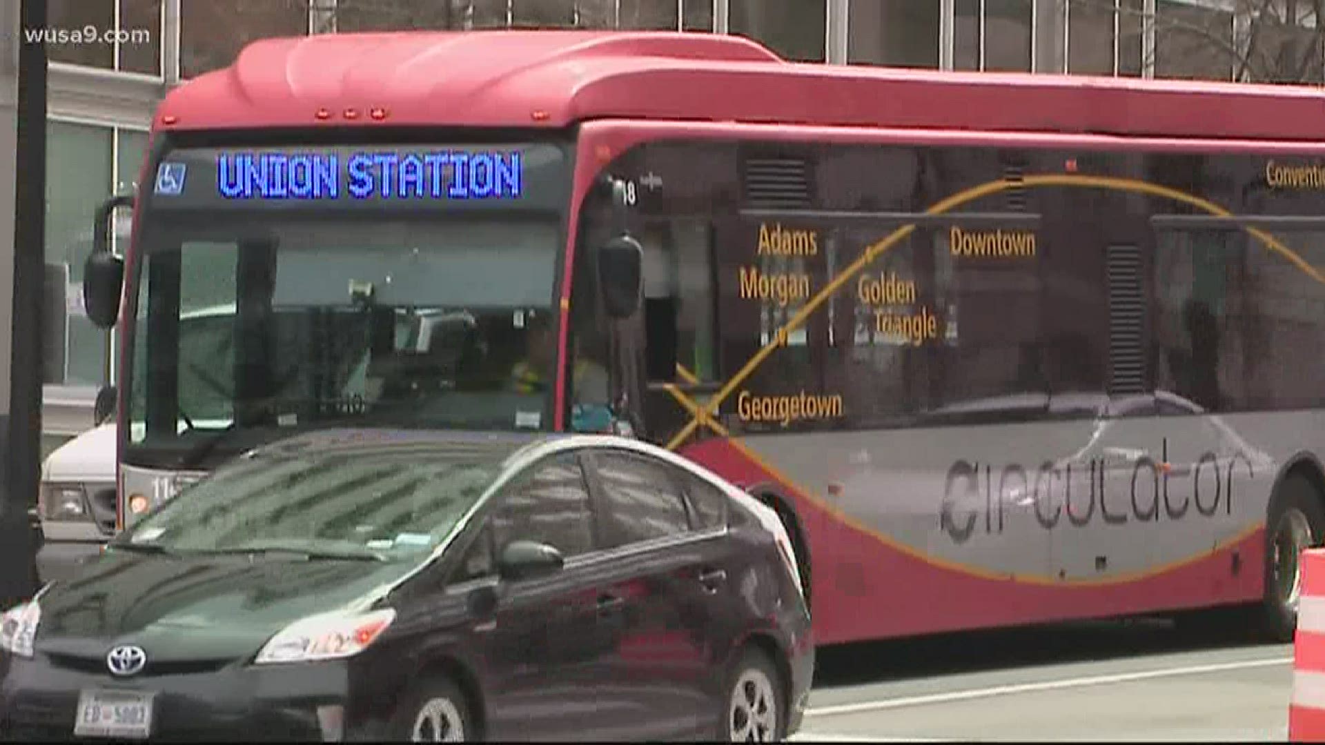 After two D.C. Circulator employees test positive for COVID-19, a driver says she is concerned for her safety.