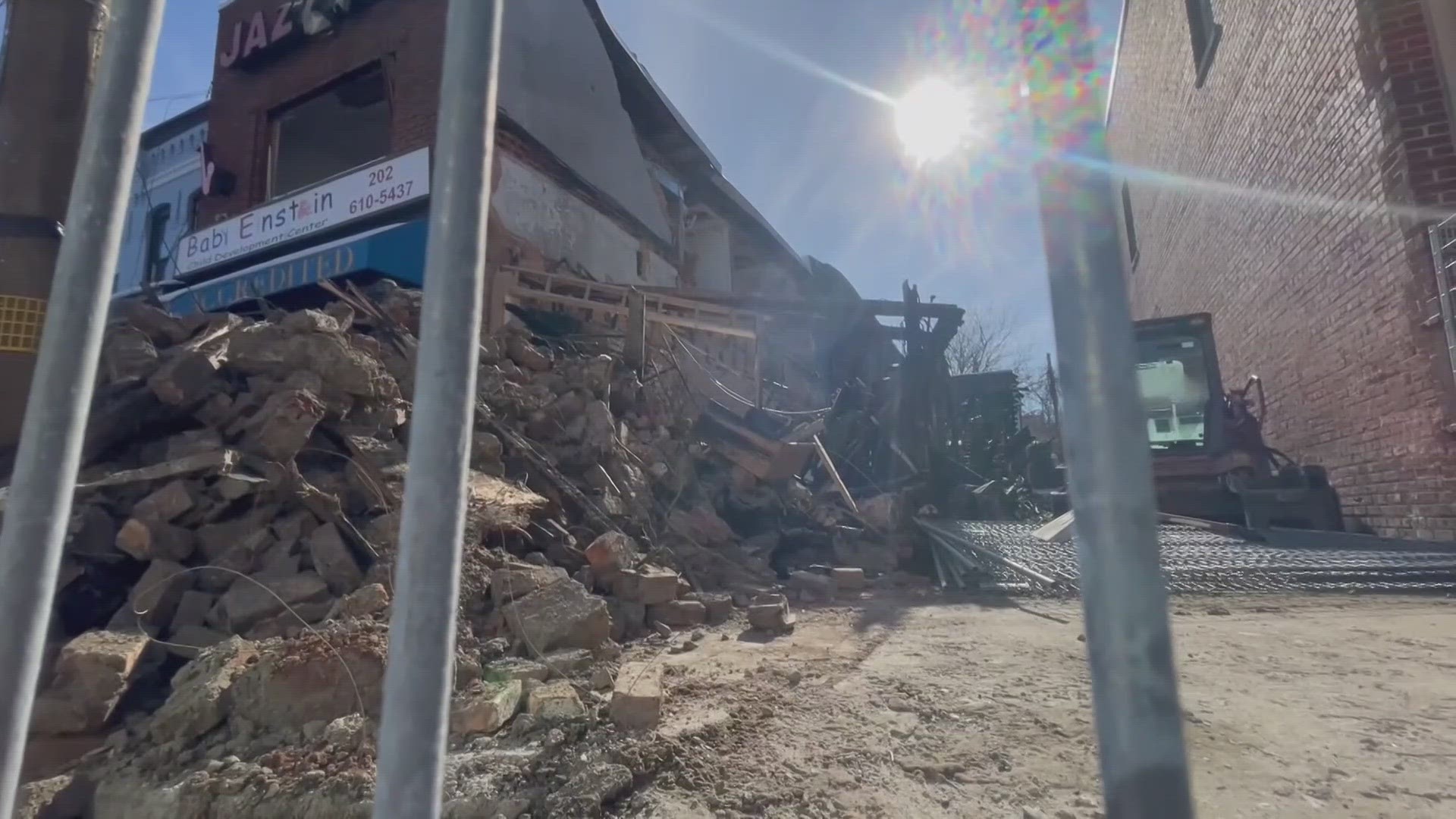 It's been one month since a gas explosion leveled a convenience store and damaged the day care center.