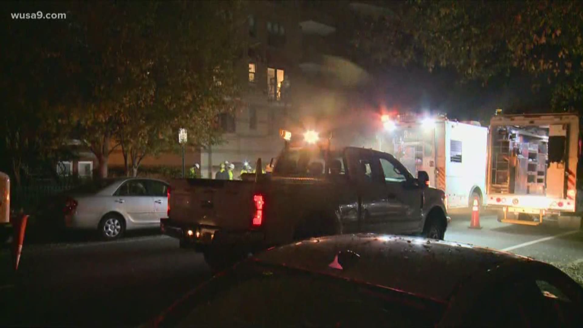 D.C. Fire crews responded to the scene of two underground explosions that shut down the area near Dupont Circle.