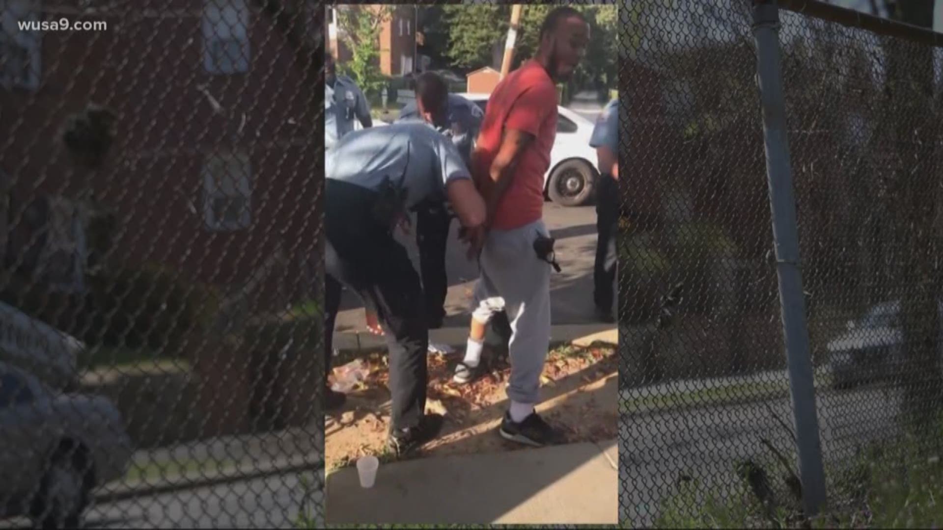 In the video, M.B. Cottingham can be seen protesting what appears to be an invasive body search by Officer Sean Lojacono. Now, he's filed a lawsuit.