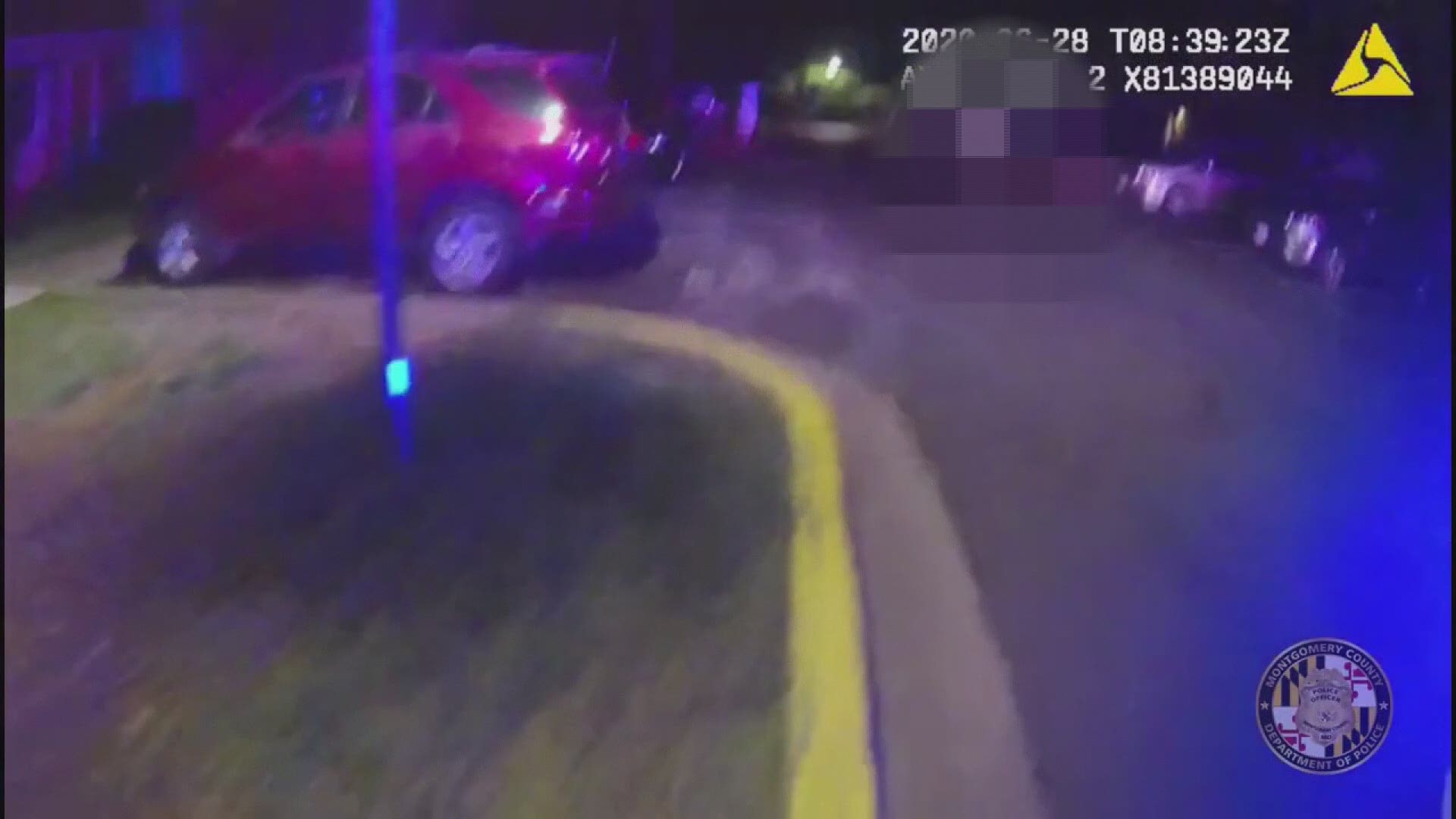 Montgomery County Police released body-cam footage from the scene Wednesday.