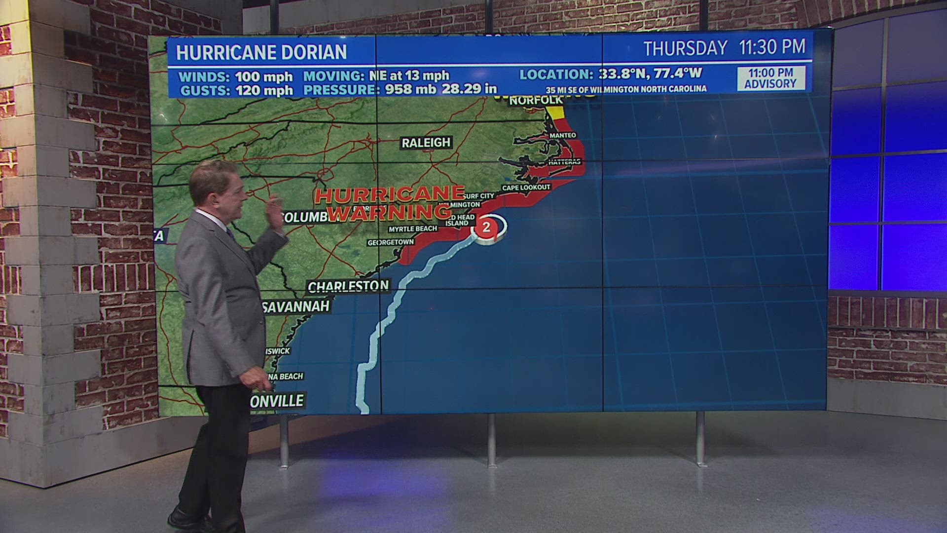 Dorian will bring windy conditions, showers, and coastal flooding southeast of the DC metro.