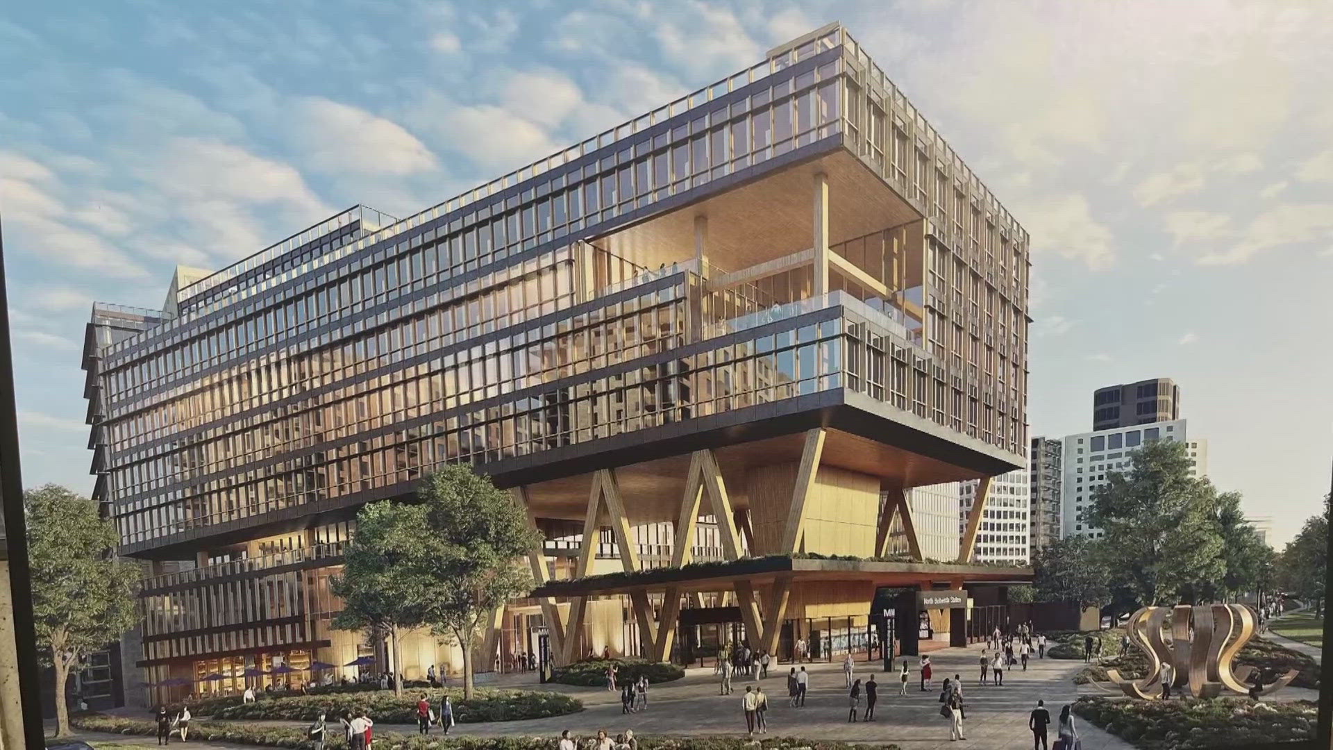 The site will house a mixed-use development that includes a state of the art research institute. 