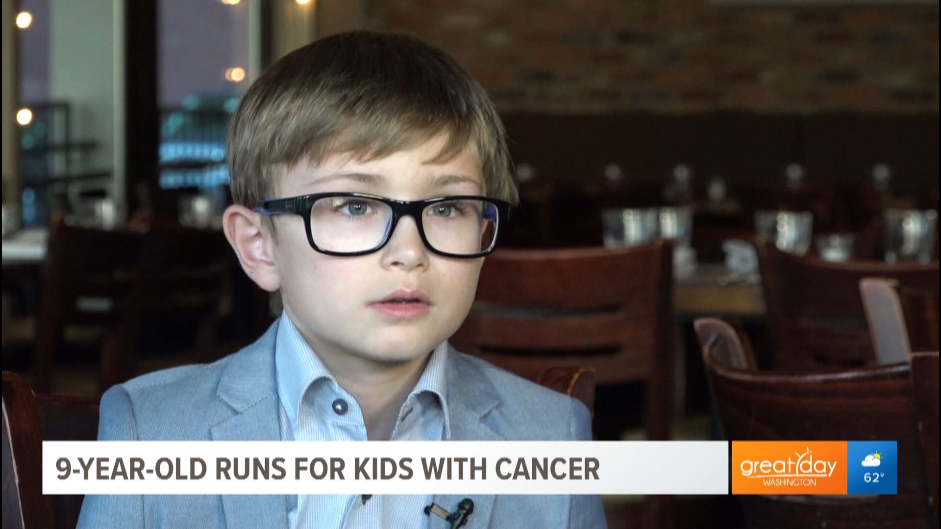 9-year-old Matteo is set to run 100 miles to raise money for Hopecam, which in turn helps kids with cancer. This segment sponsored by Apple Federal Credit Union.
