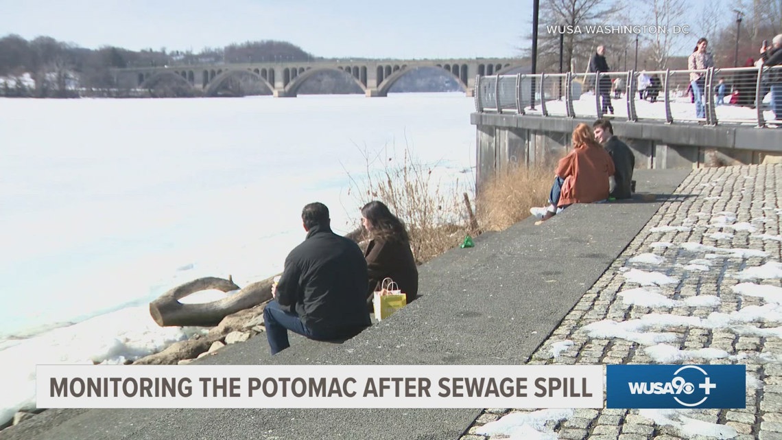 Health concerns grow as Potomac River begins to thaw after massive sewage spill