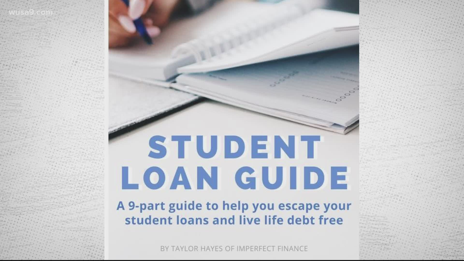 The thought of paying off student loans can be overwhelming. One former Fairfax County student created her own student loan guide to help graduates get started.