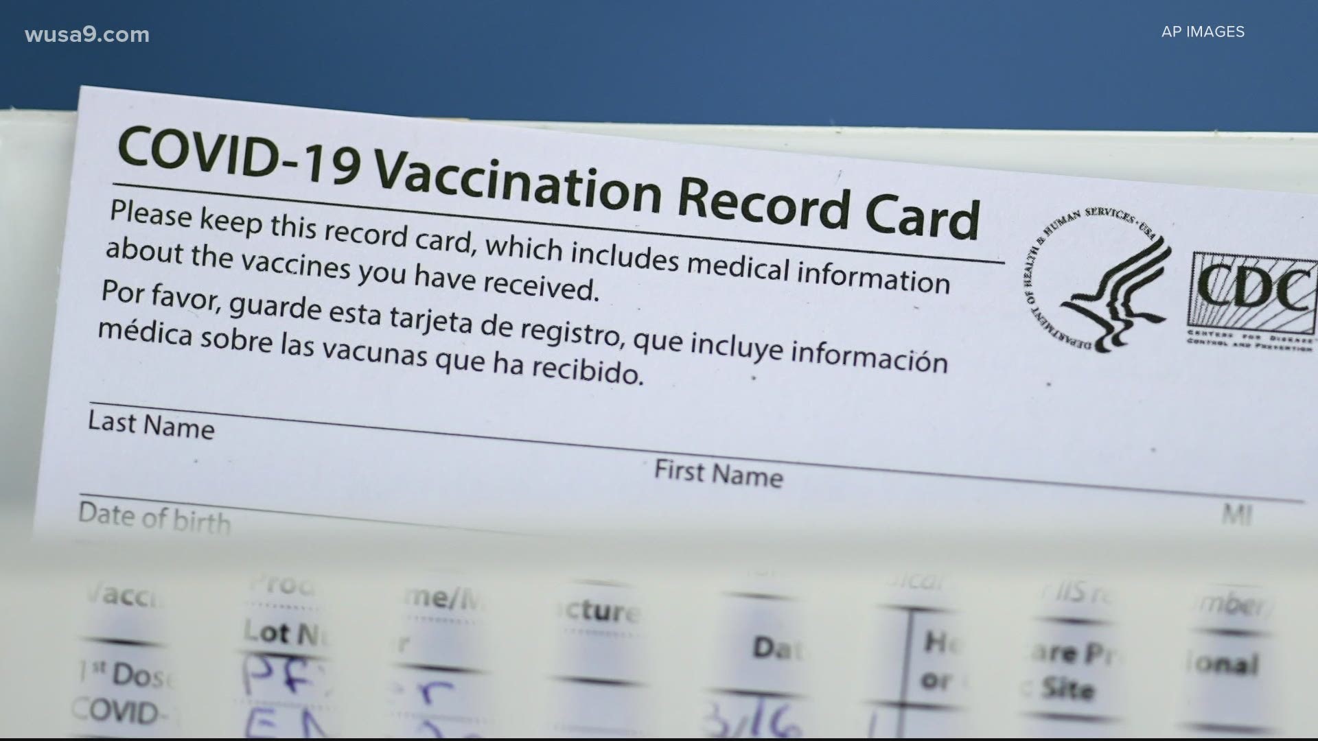 There have been several reports of people making fake vaccine cards. But, states already have a record of who has gotten the vaccines.
