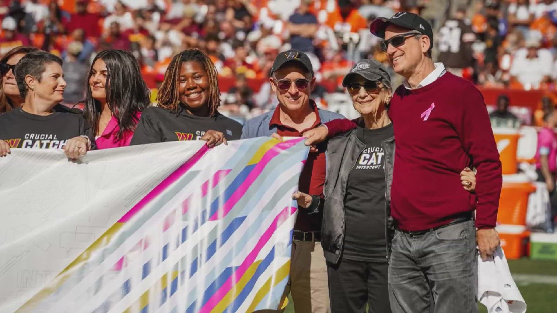 The Commanders' Crucial Catch game was Oct. 6, a partnership between the team, the NFL and the American Cancer Society.