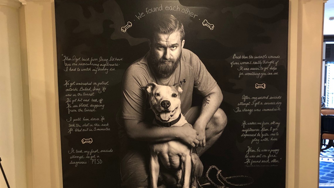 Portraits Of Ptsd Vets Share How Art Series Captures The Daily