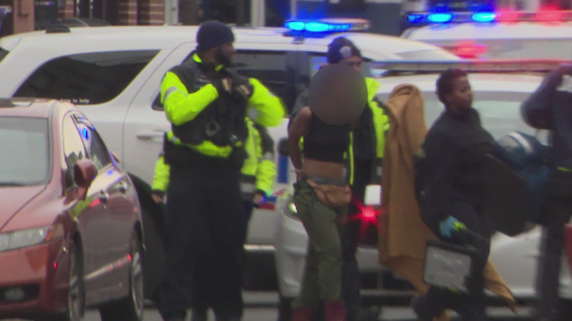 Police have detained two people following a reported armed robbery in Northwest D.C. Thursday morning. DC Police responded to a report of a barricaded person.