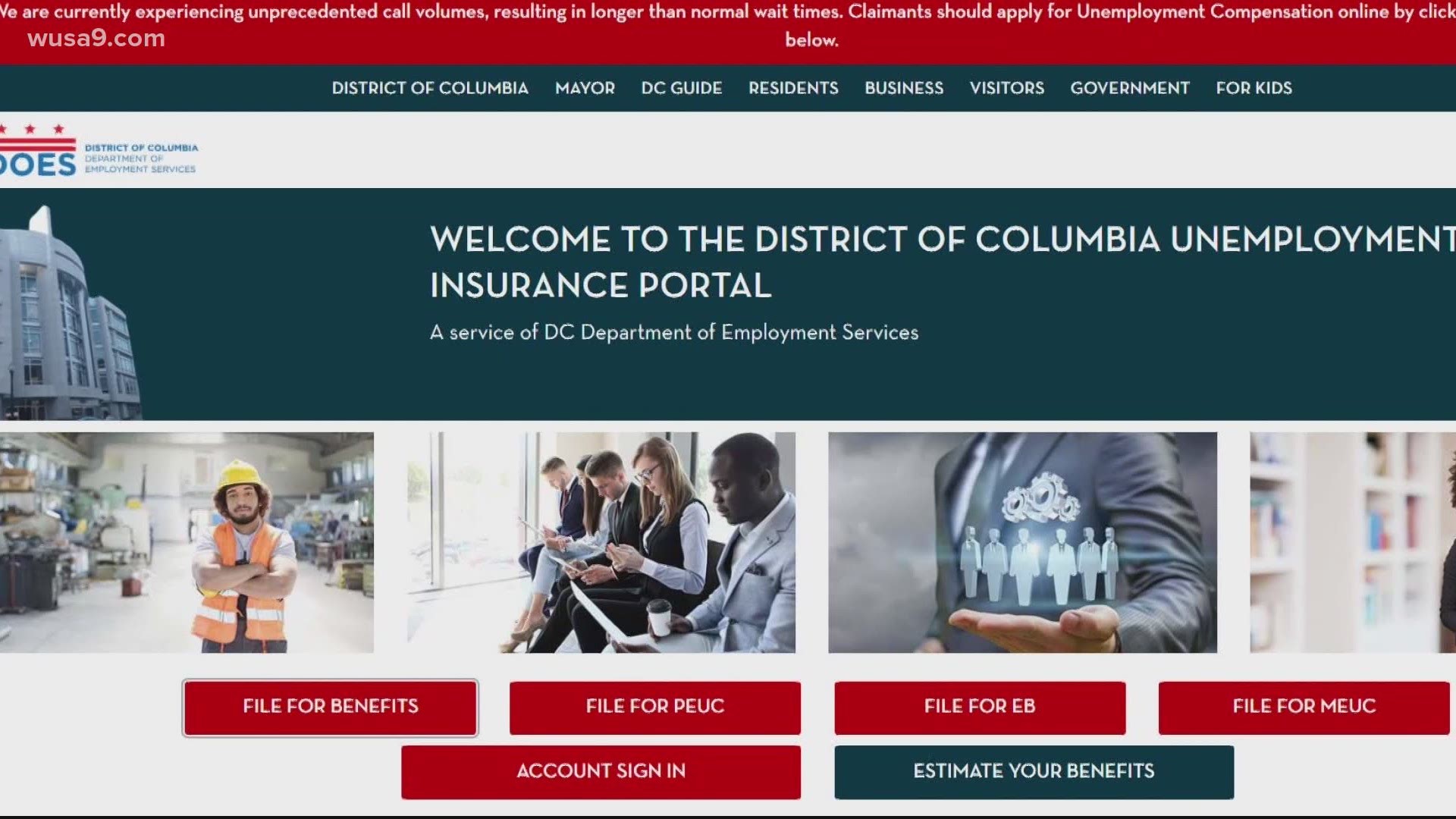 The D.C. unemployment claims website is so outdated that some residents haven't received unemployment payments.