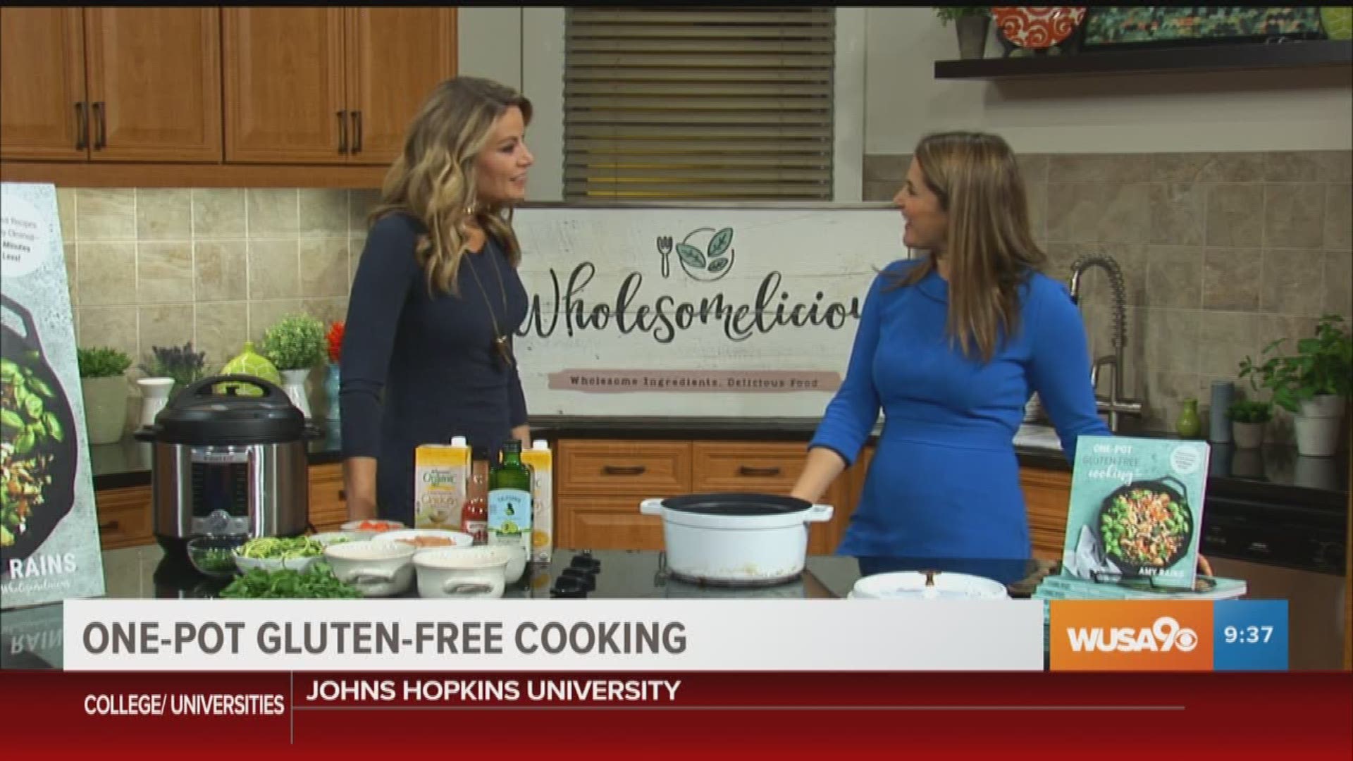 Amy Rains founder of the blog Wholesomelicious and the author of her new book "One-Pot Gluten-Free" shows you how to use healthy ingredients and still have that spectacular taste.