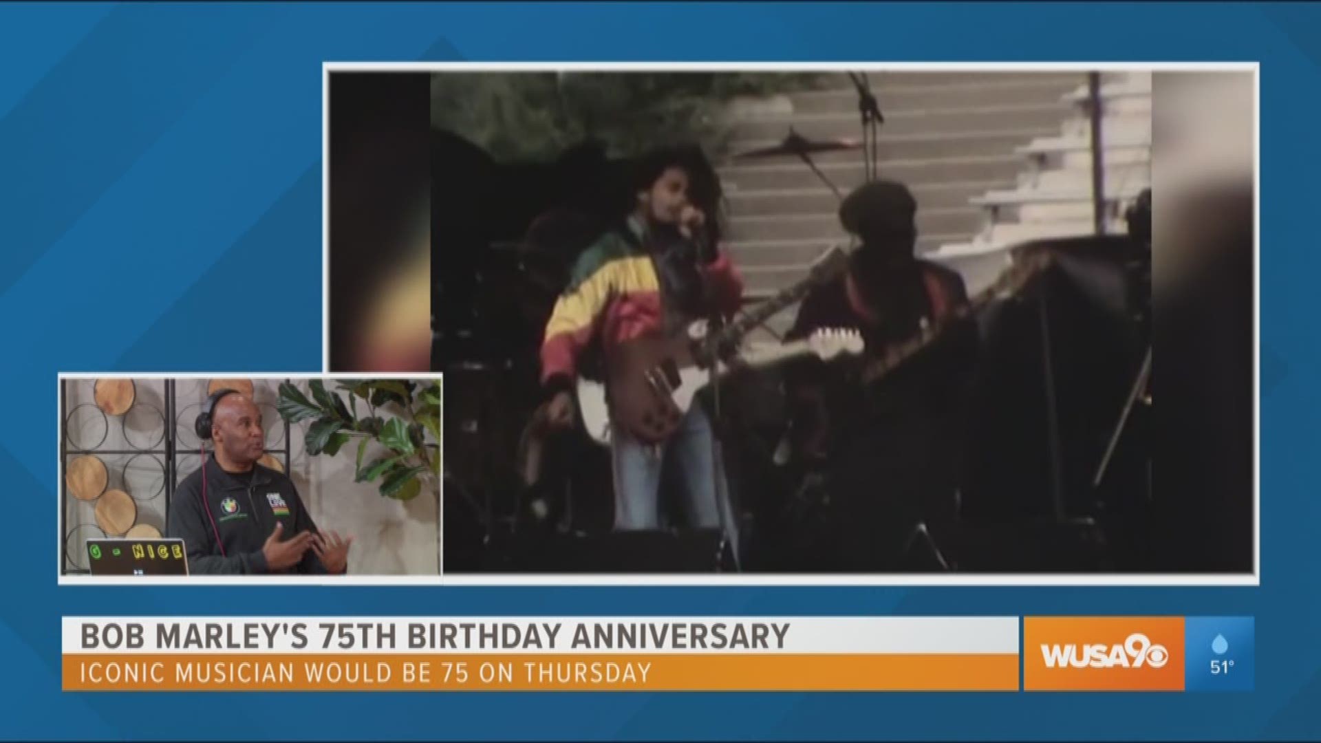 The 75th Birthday Anniversary of Reggae Superstar Bob Marley is February 6th.  DJ Vibes Master GNice talks about Marley's amazing legacy.